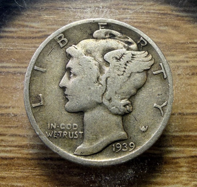 1939-D Mercury Dime - Actual Silver Coin Shown - Free Shipping & Tracking INV176