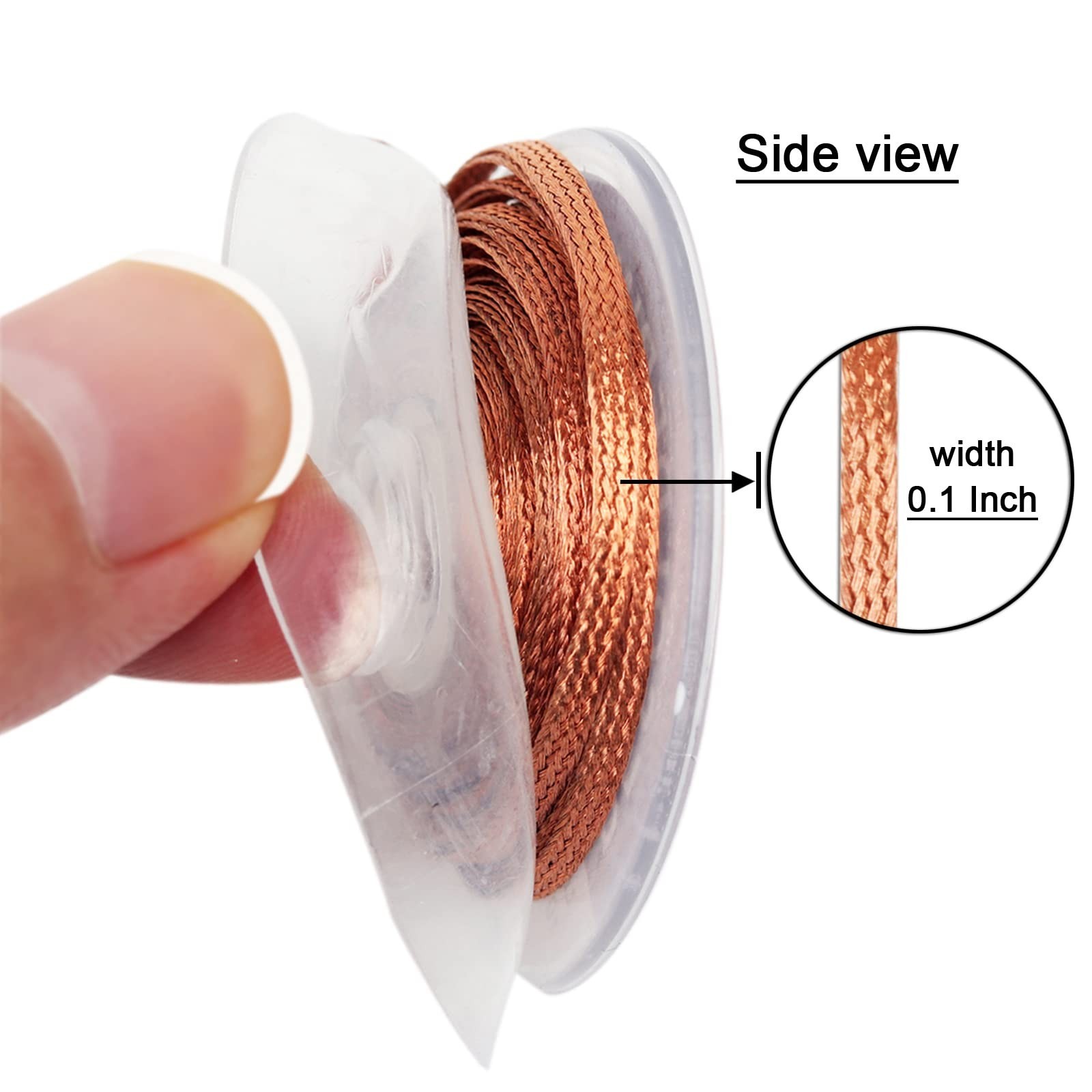 solder wick braid 10ft Length Desoldering Wick Braid Remover Tool Solder Suck...