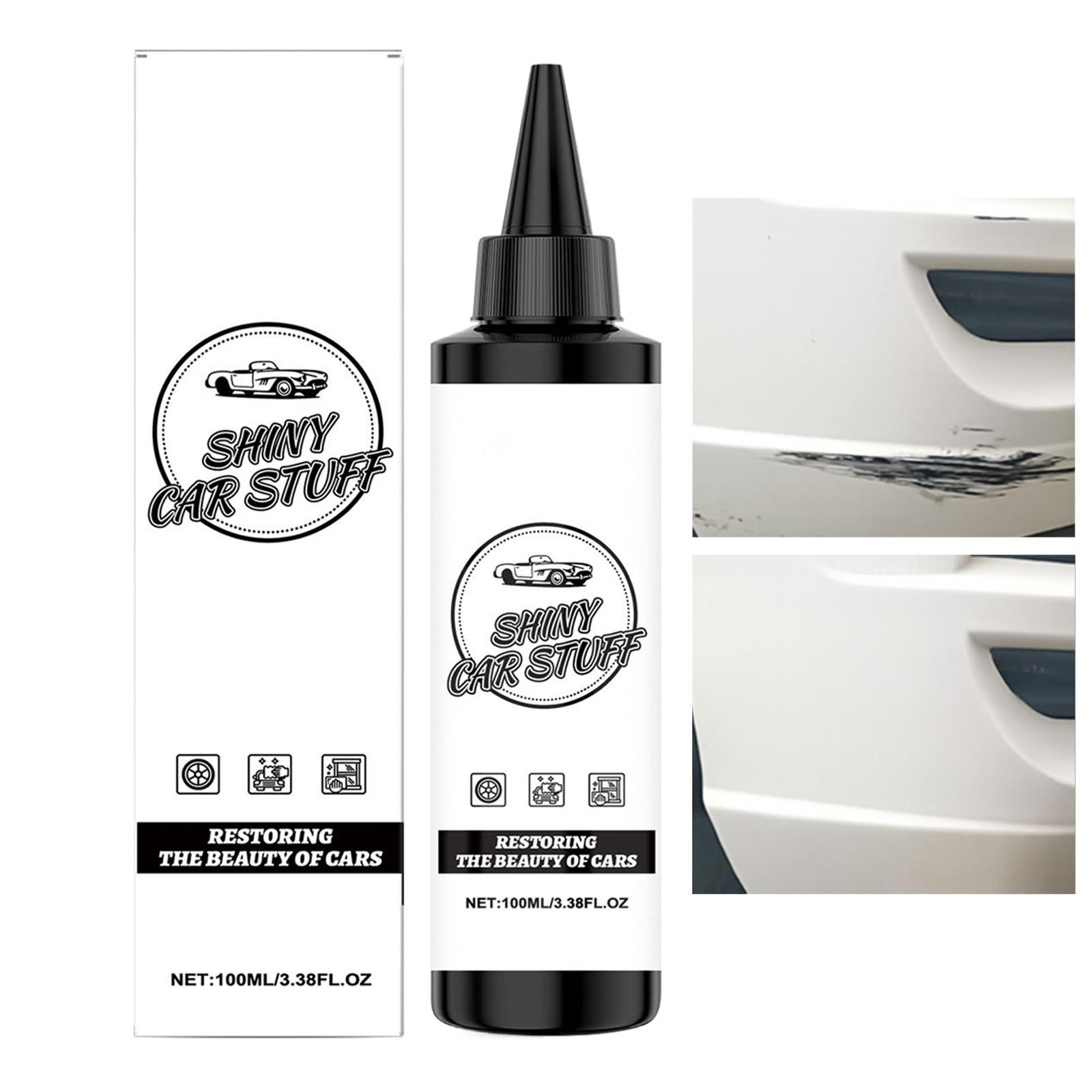 2 Pack Car Coating Agent UV Resistant Waterproof Long Lasting Paint Protection