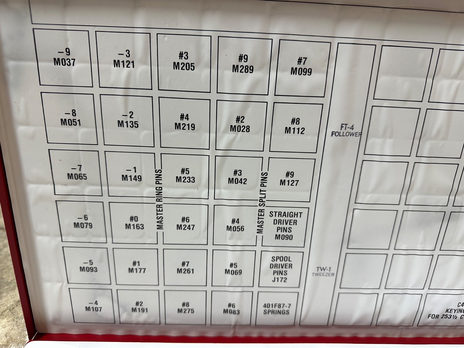 CORBIN C-4 OEM MFG LTD PINNING KIT