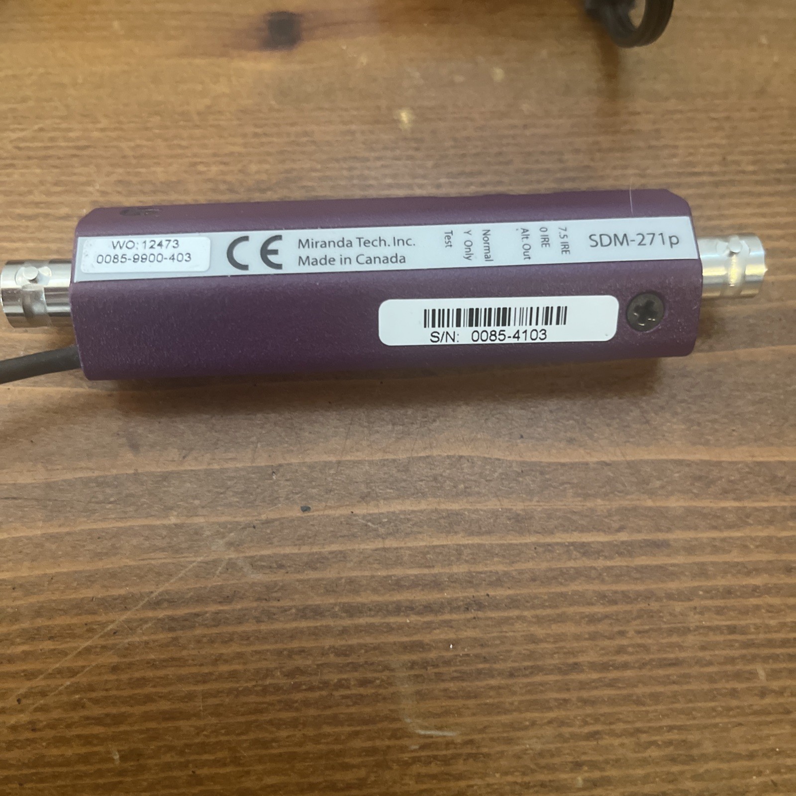 Miranda picoLink SDM-271p SDI -not Tested