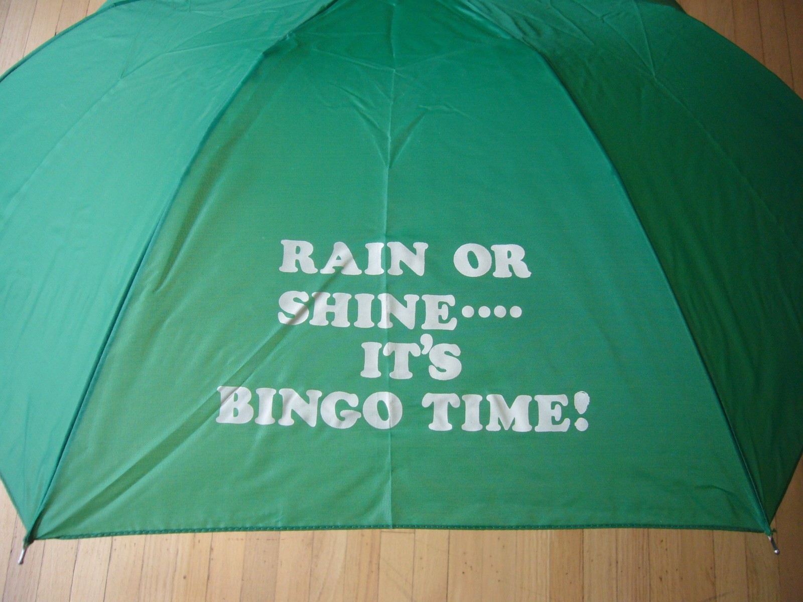 Small 33" di GREEN compact Foldable Automatic BINGO UMBRELLA saint patrick's day