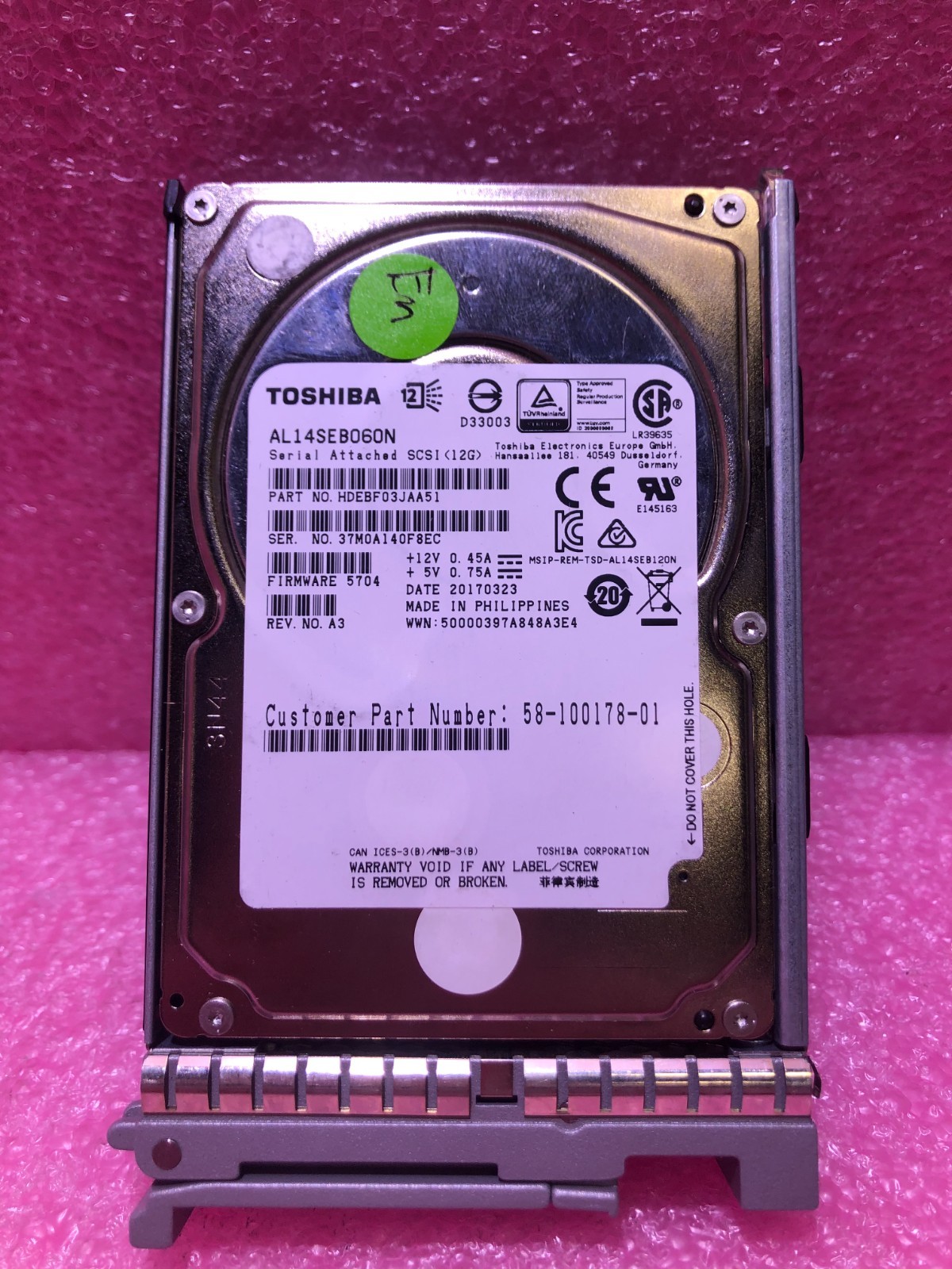 Strong-IT Cisco UCS-HD600G10K12G Cisco 600GB 10K RPM SAS 12Gbps 2.5" SFF