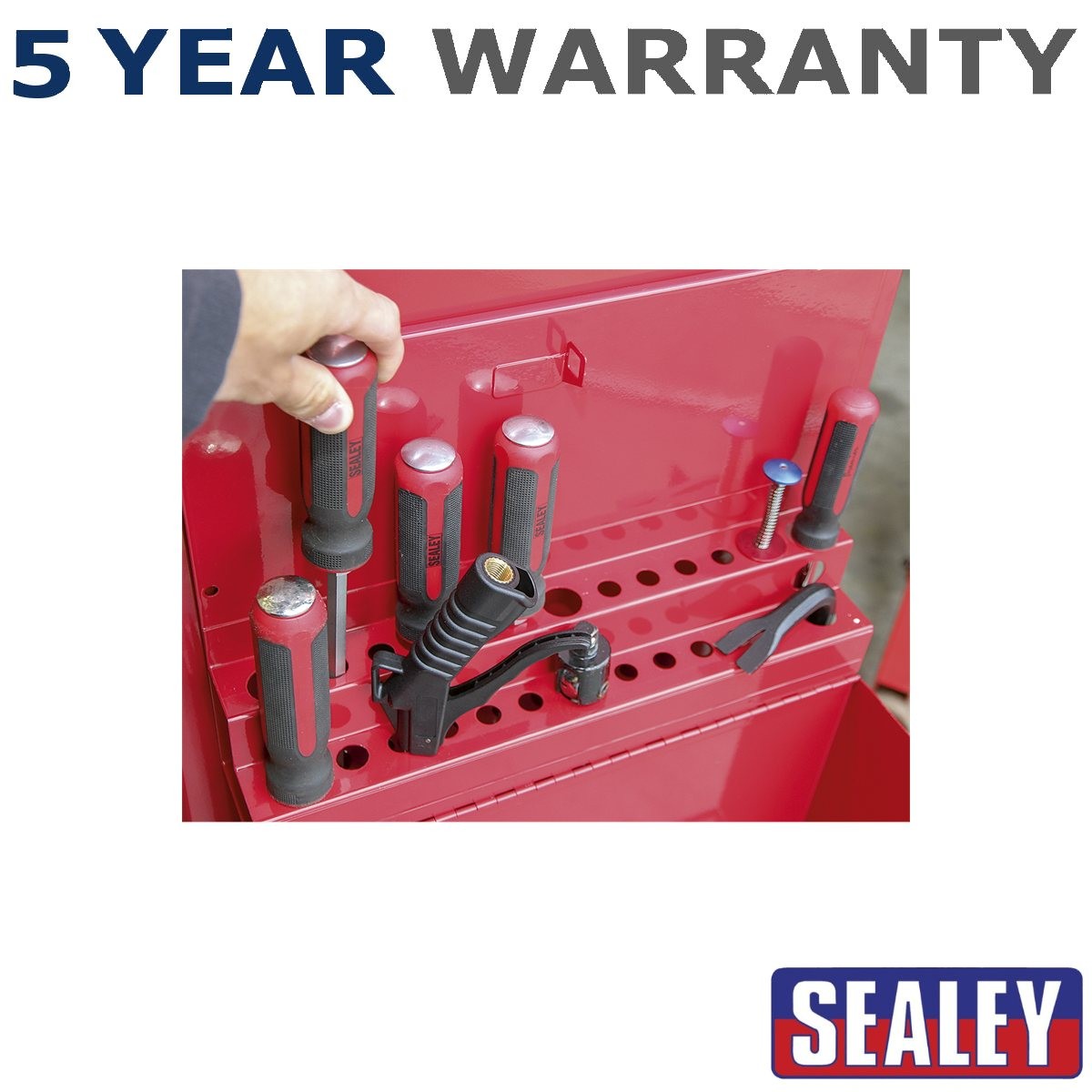 Sealey Side Cabinet for Long Handle Tools Red APLHT