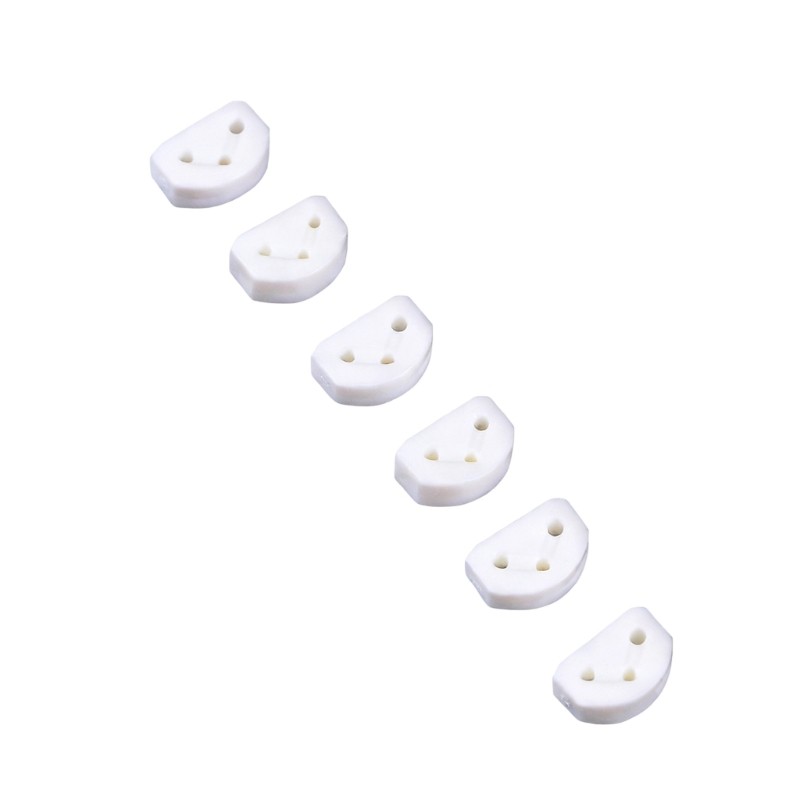 6Pcs Guitar String Ties Bridge Beads Plastic String Retainer for Acoustic Guitar