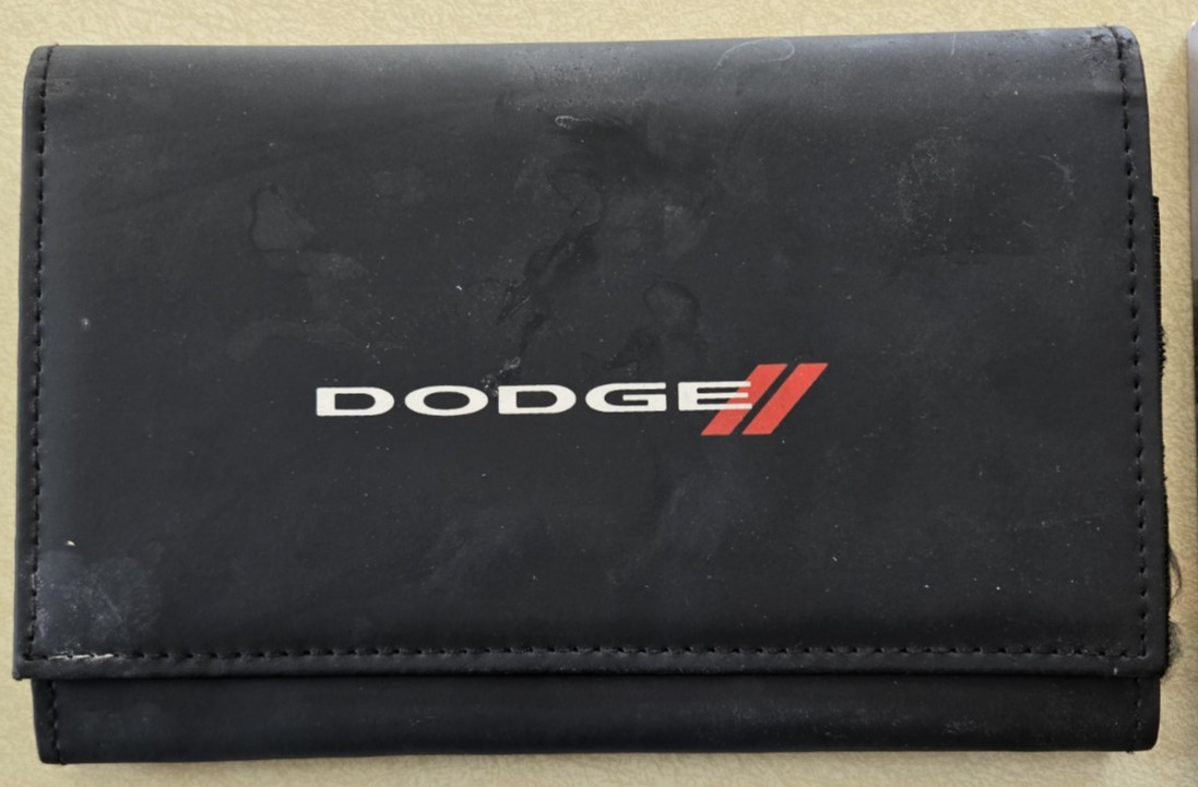 OEM 2014 Dodge Durango User Guide, Owners Manual Supplements, Pleather Holder.