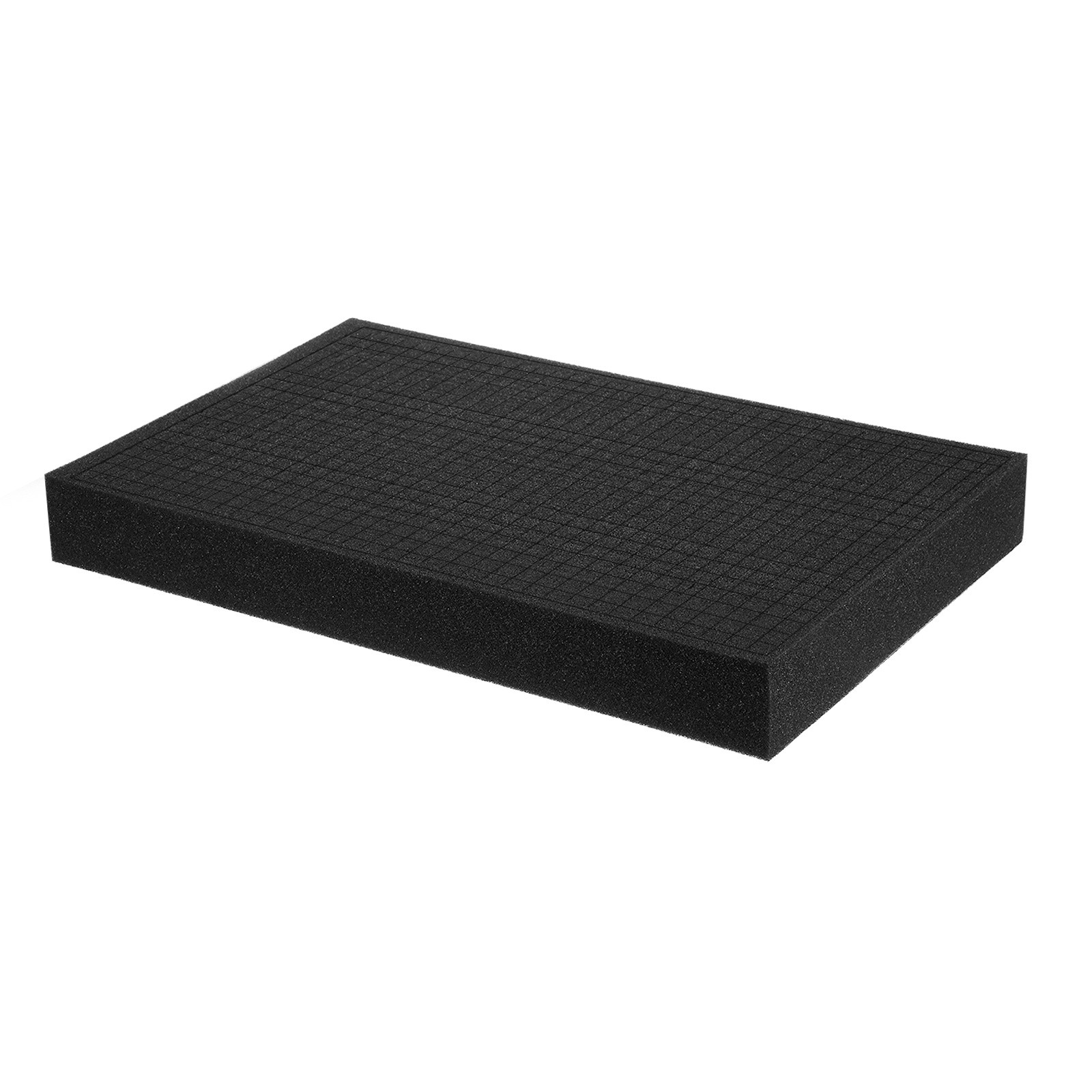 Polyurethane Foam Inserts, 16"Lx8"Wx2"T Packing Sheets Pre Cut(Black)