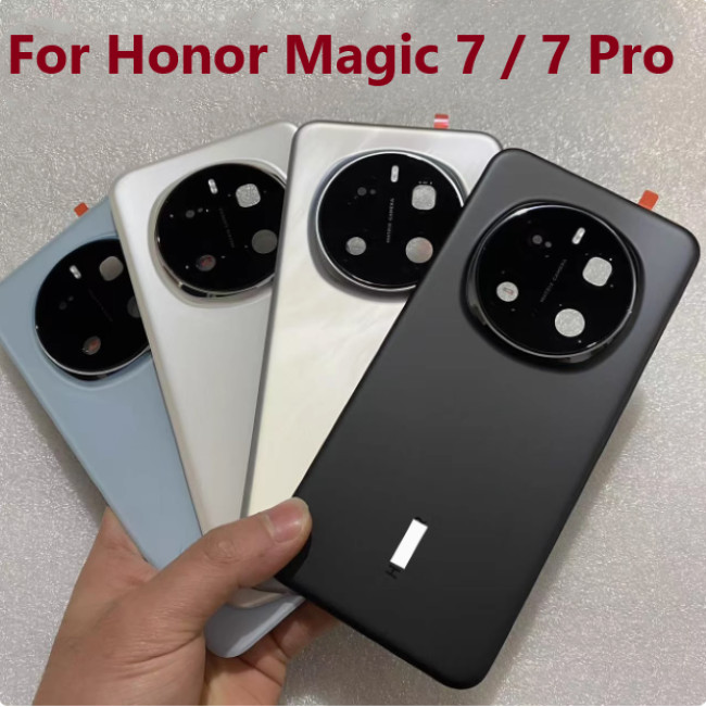 For Honor Magic7 / 7 Pro Original Battery Back Cover Rear Glass with Camera Lens