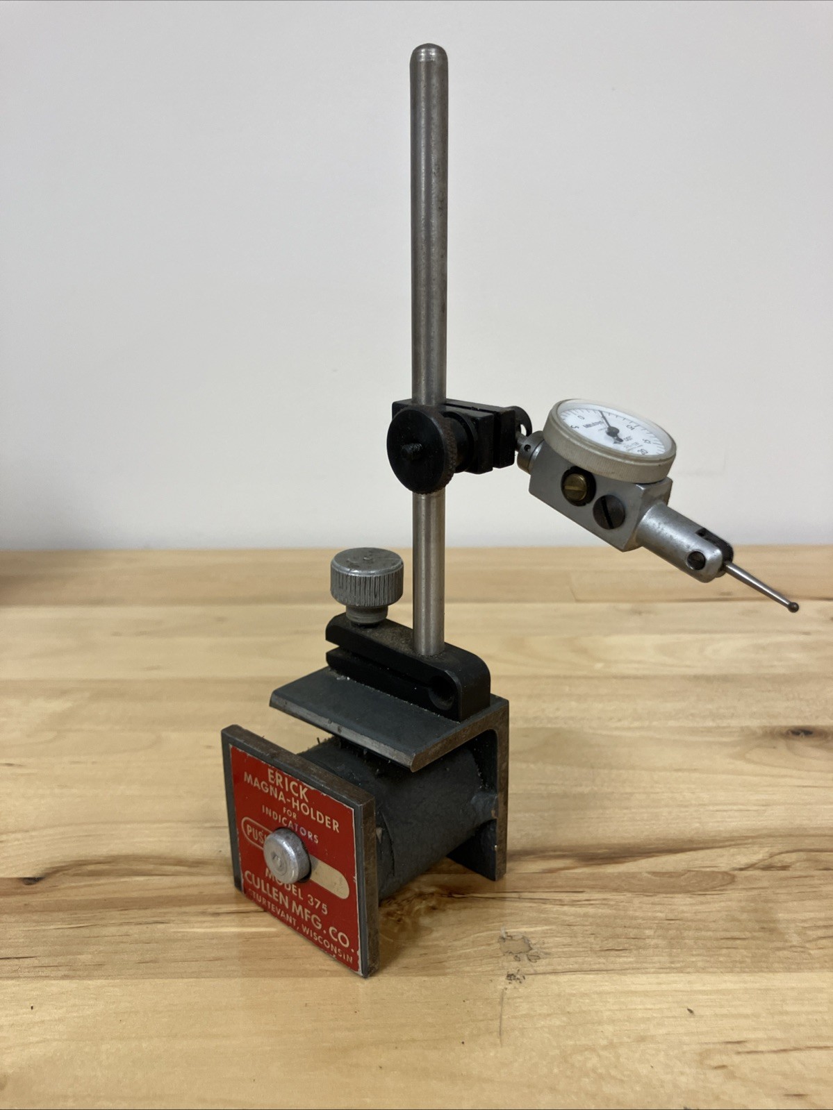 Erick Magna-Holder Mag Base Push Button - Magnetic Indicator Holder W Mitutoyo