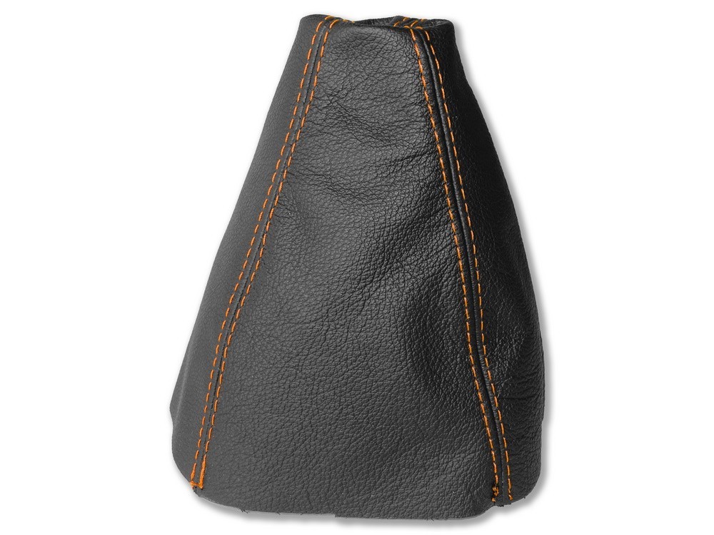 Gear Shift Boot Shift Cover For Renault Megane MK4 2016+ Leather Stitch Orange