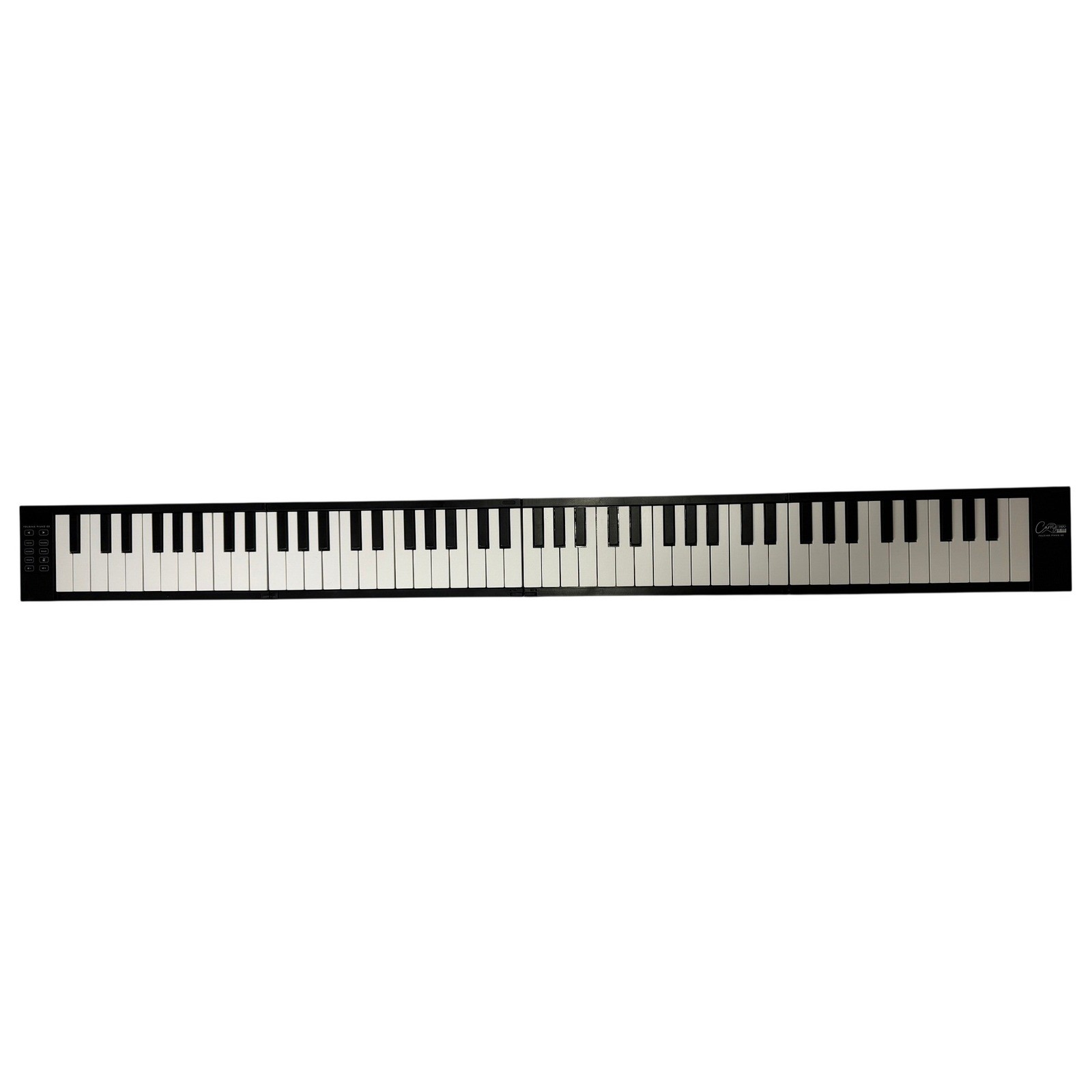 Carry-on Folding Piano 88 Key Digital Keyboard Portable MIDI Controller Black