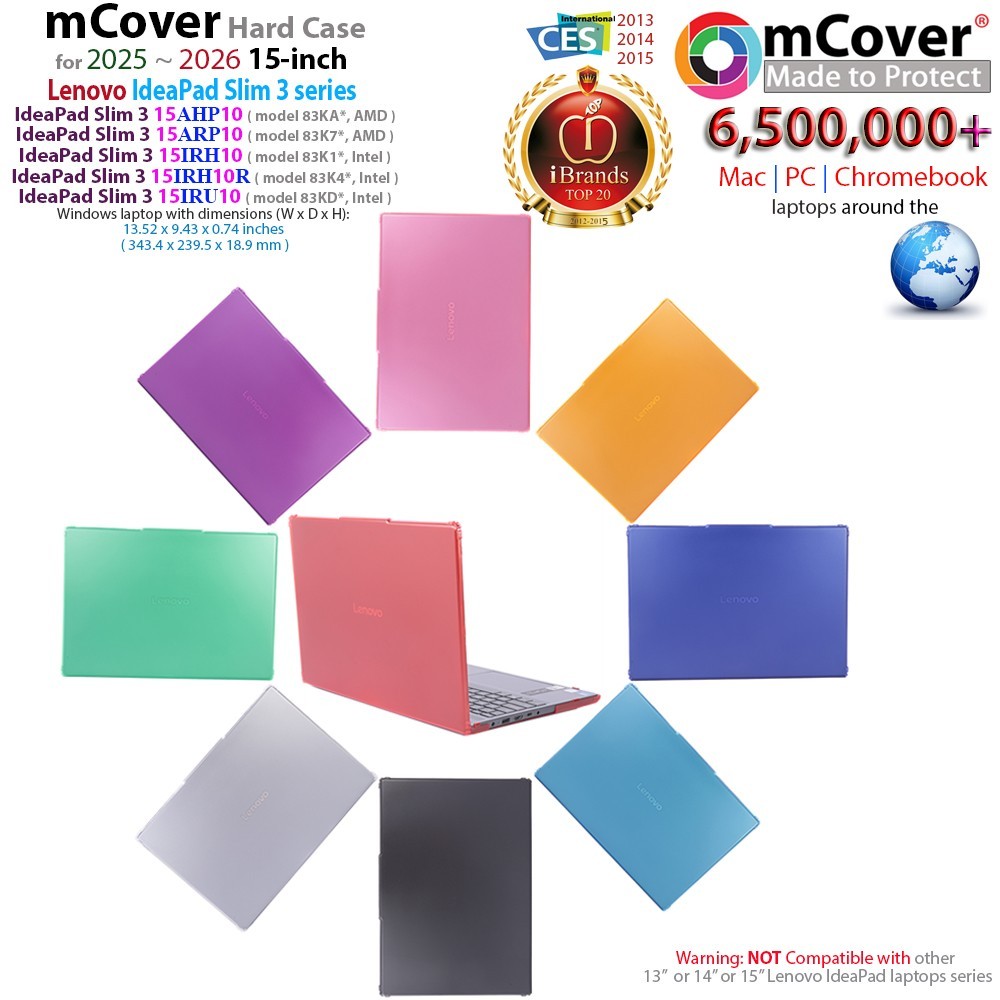 NEW mCover® for 2025+ 15" Lenovo IdeaPad Slim 3 15AHP10 15ARP10 15IRH10 15IRU10