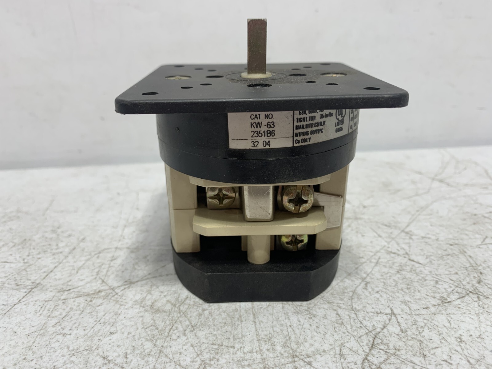 Electroswitch KW-63 Rotary Cam Action Switch T63