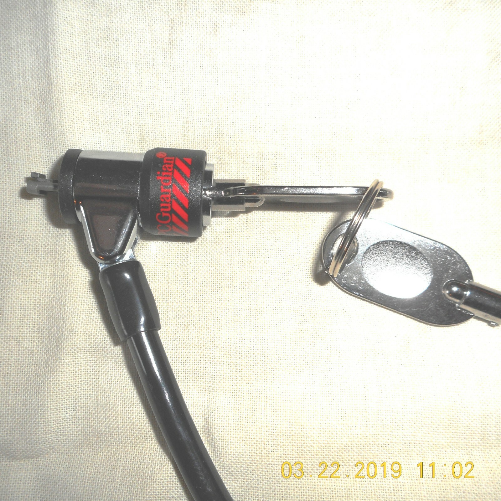 PC GUARDIAN EZOLUTION ADVANTAGE CLASIC TWO KEY SECURITY CABLE LOCK