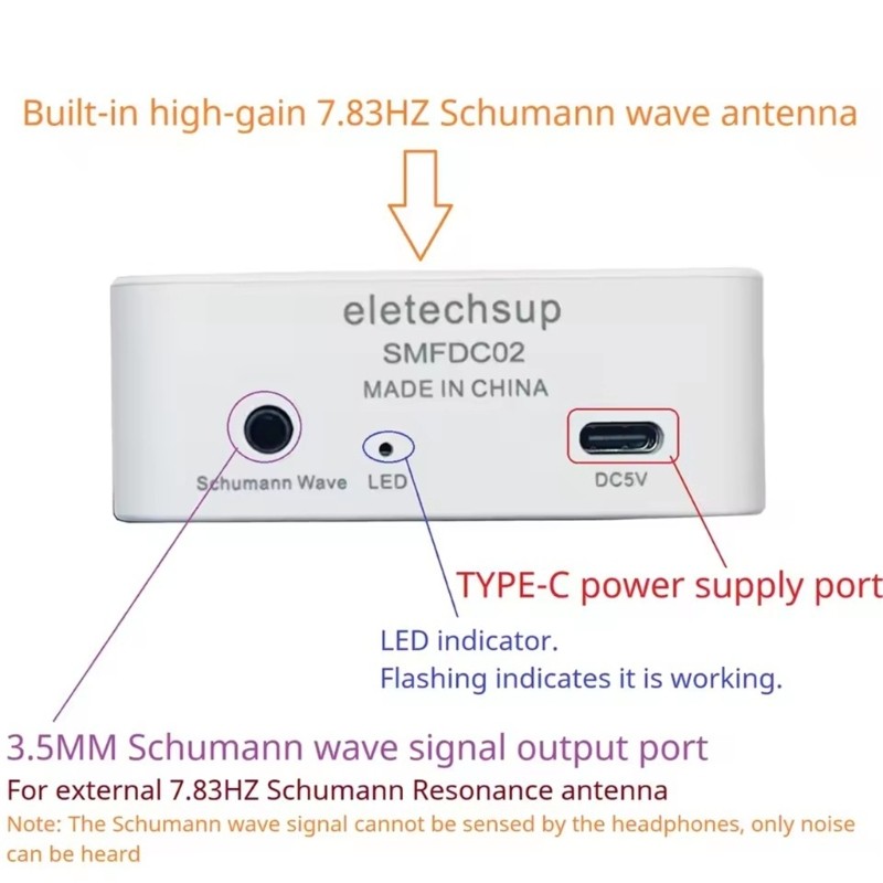 7.83Hz Schumann Pulse Generator Frequency Schumann Resonator Ultra Low Frequency