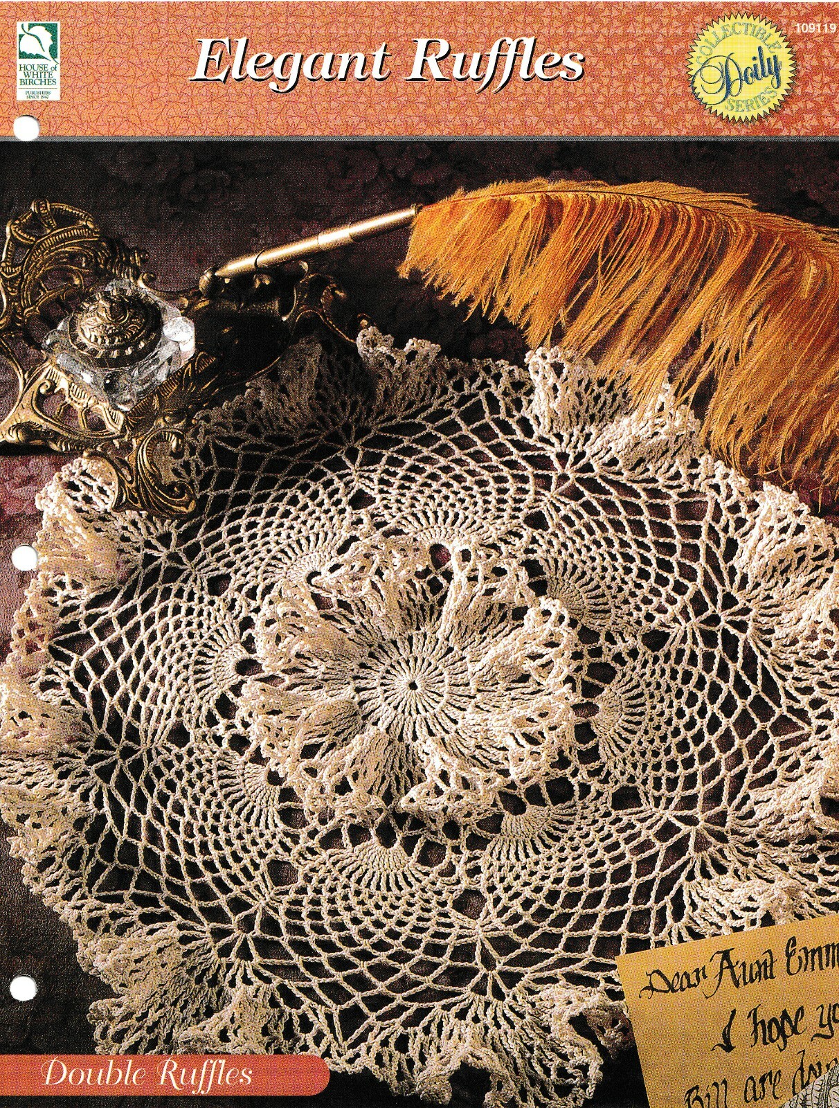 Double Ruffles Crochet Doily Pattern / Elegant Ruffles / HOWB Collector Series
