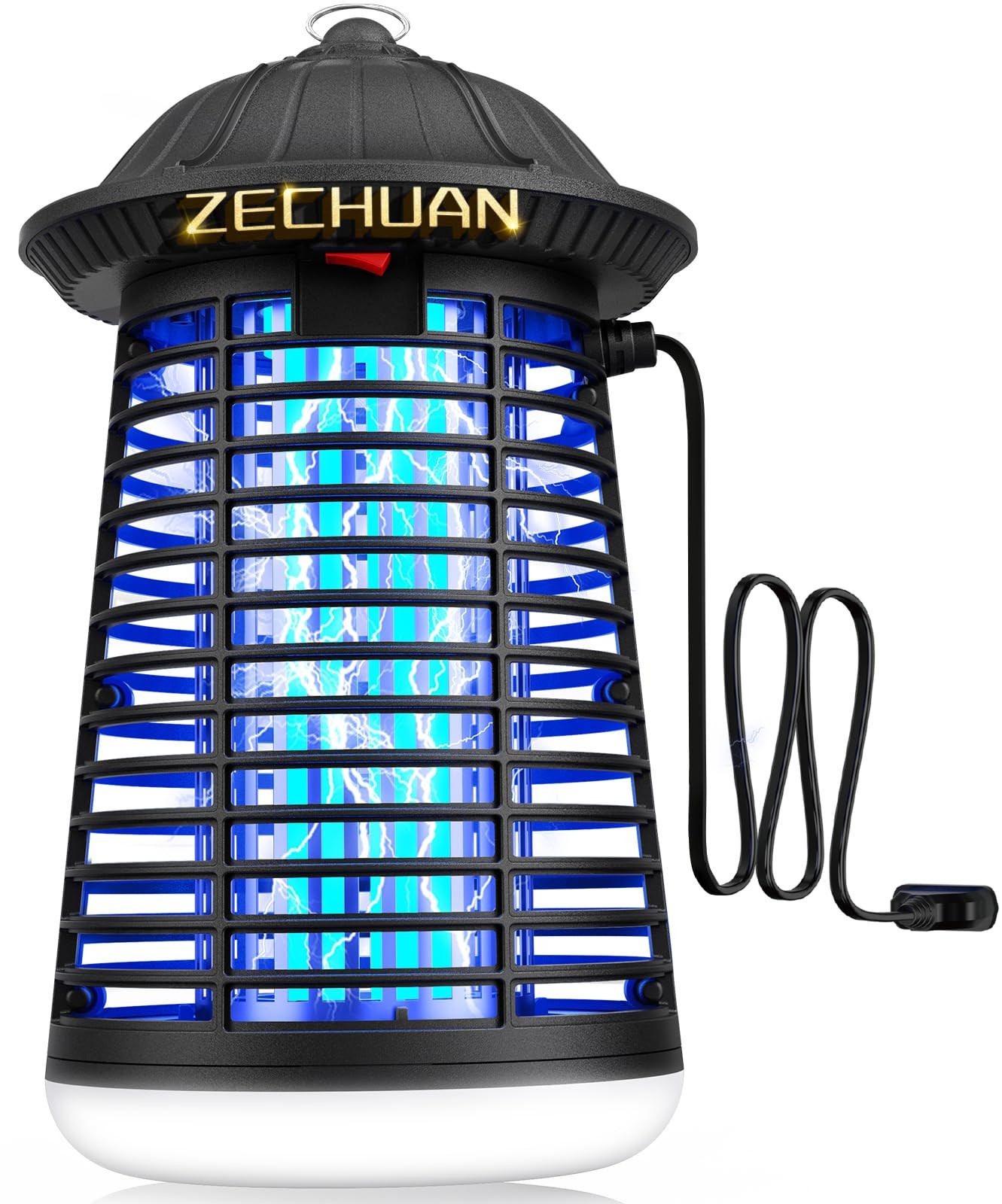 Bug Zapper Indoor Outdoor with LED Light, Mosquito Killer Lantern, Electronic...