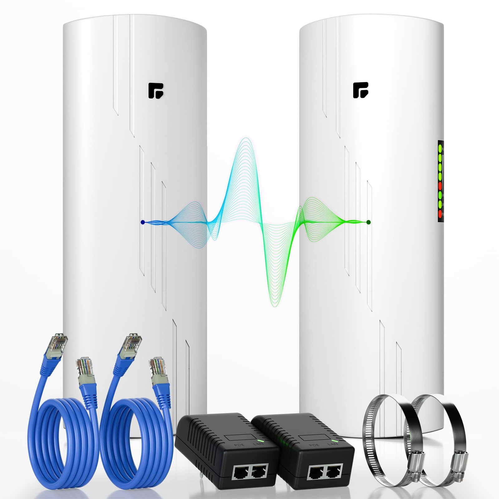 Wireless Bridge Point to Point Outdoor WiFi, Wireless Network Expansion Kit, ...