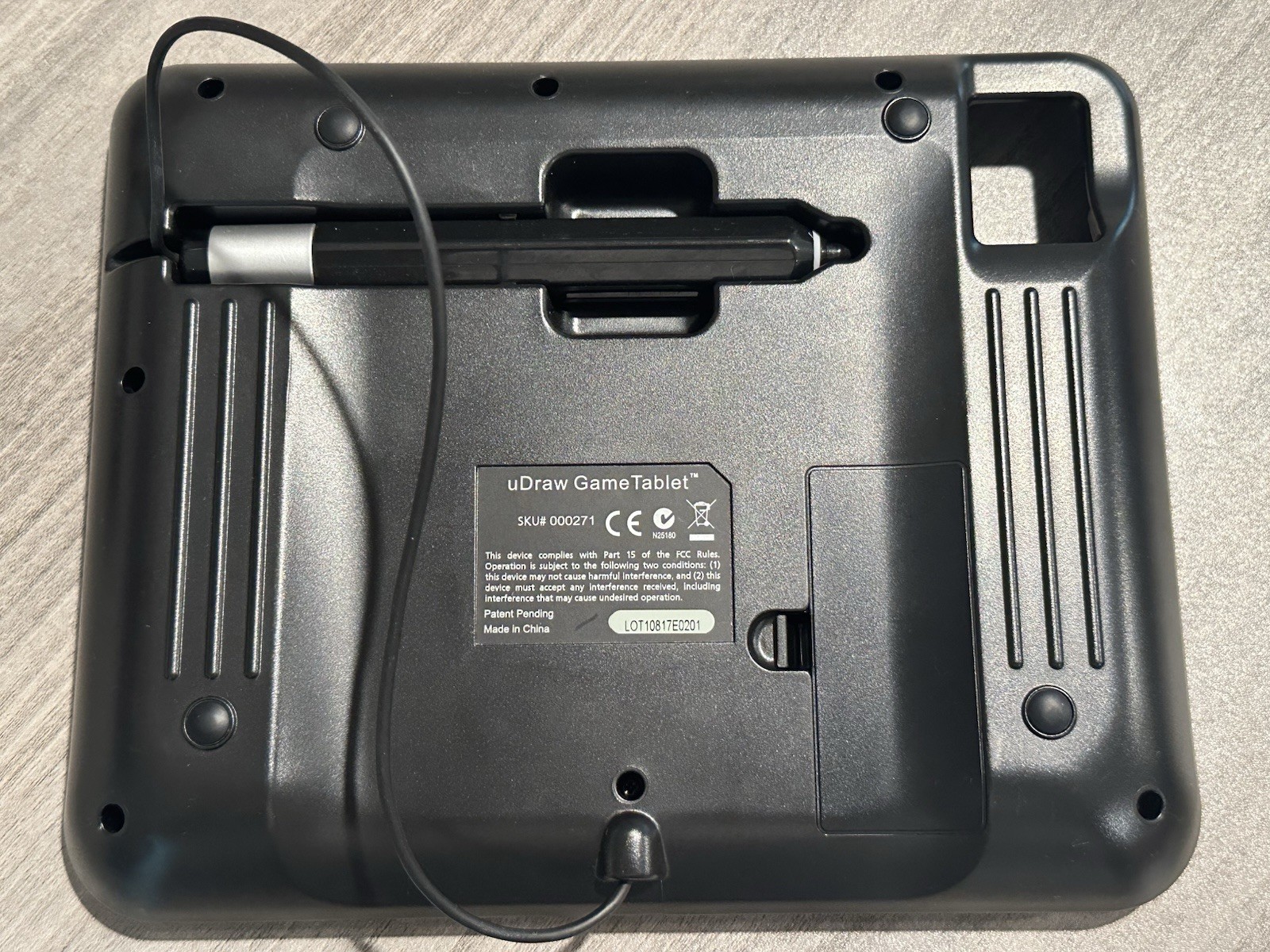 Nintendo Wii uDraw Game Tablet Attachment Black 000271