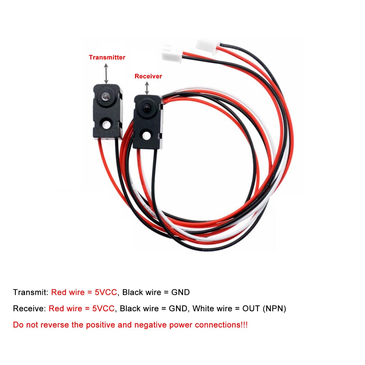IR Break Beam Sensor 5MM LEDs Counting Module Split Photoelectric Switch