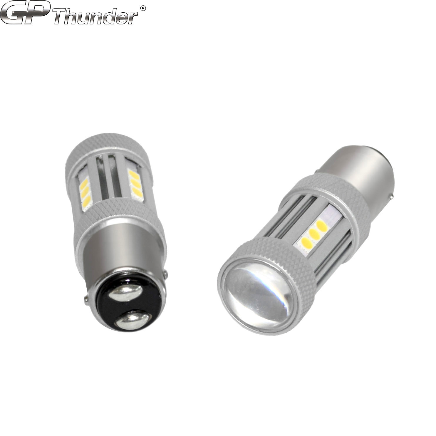 2X 1200 Lumens 1157 50W High Power Chip LED White Turn Signal Tail Lights Bulbs