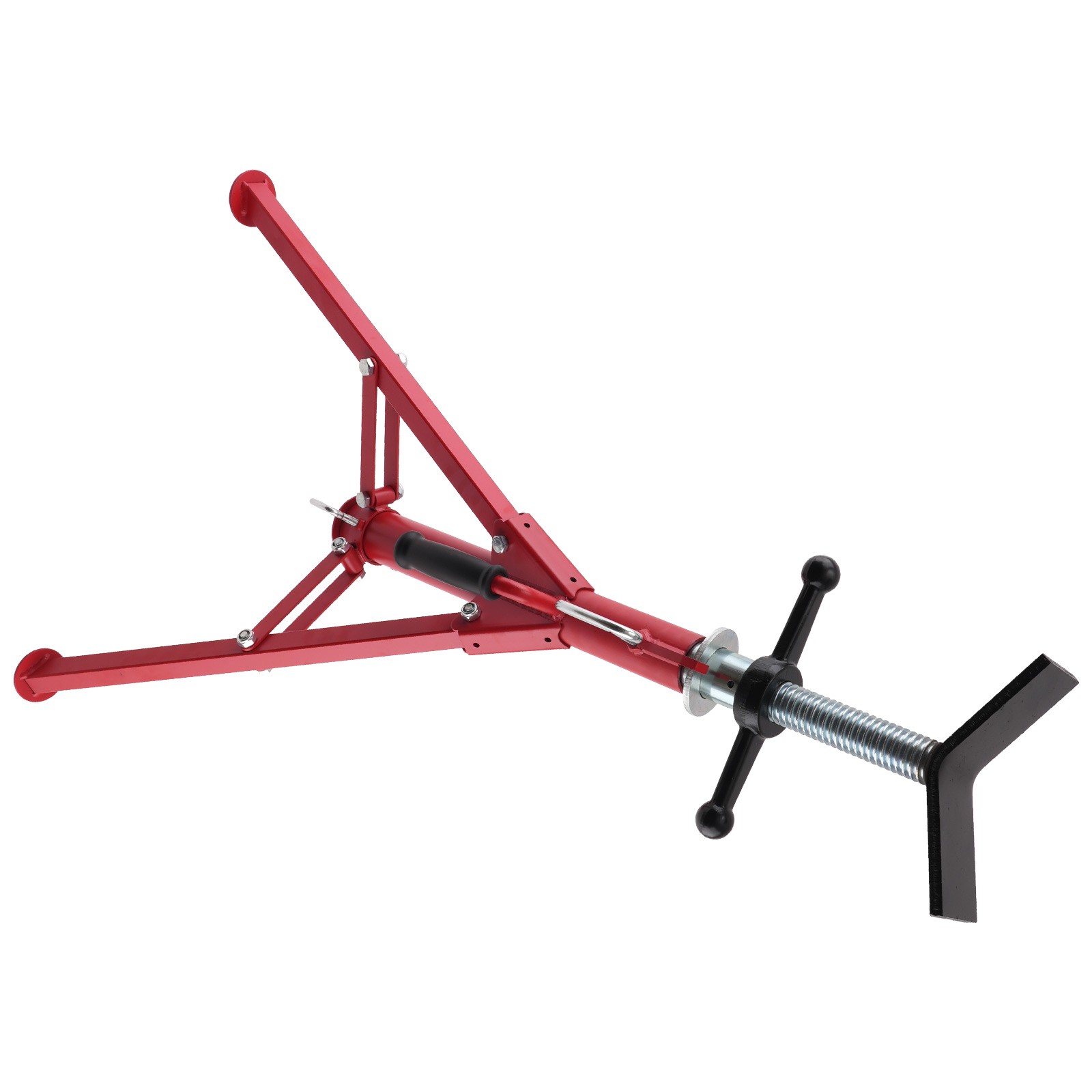 Steel Adjustable V-Head Pipe Stand Tripod 28-52in 2500lbs Jack Capacity