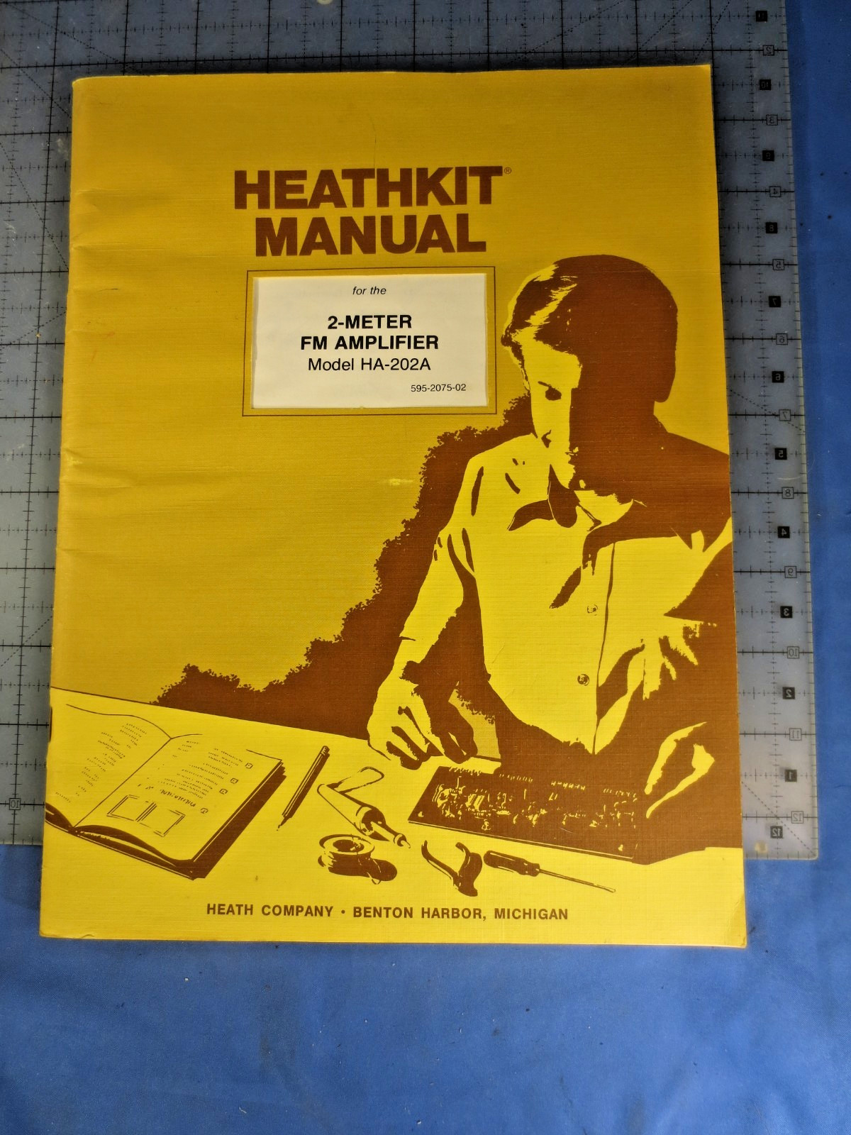Original Heathkit 2-Meter FM Amplifier #HA-202A Assembly Manual 1978 Free Ship!