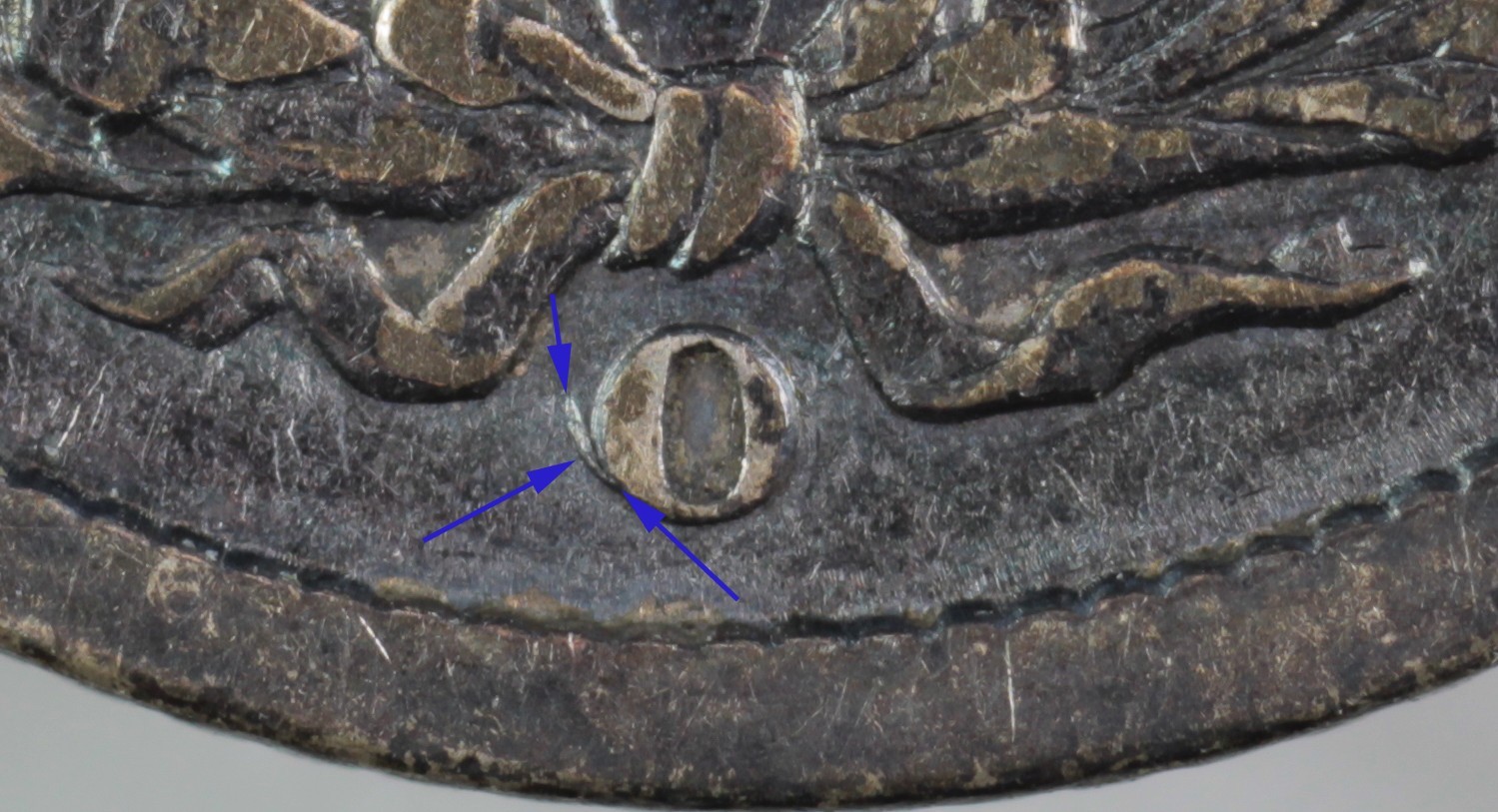 1899-O/O West RPM-001 FS-501 Barber Dime F/VF cleaned Offering combined shipping