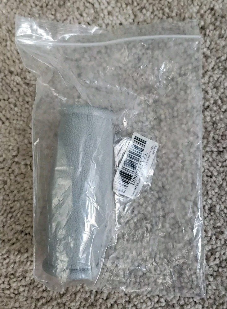 Replacement Gray Crutch Soft Rubber Hand Grip