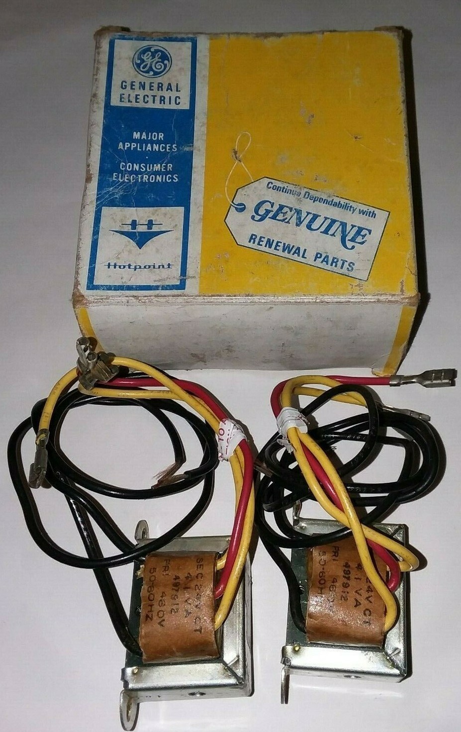 GENERAL ELECTRIC COIL TRANSFORMER B117564-P02 / TR11-4008 Lot of 2