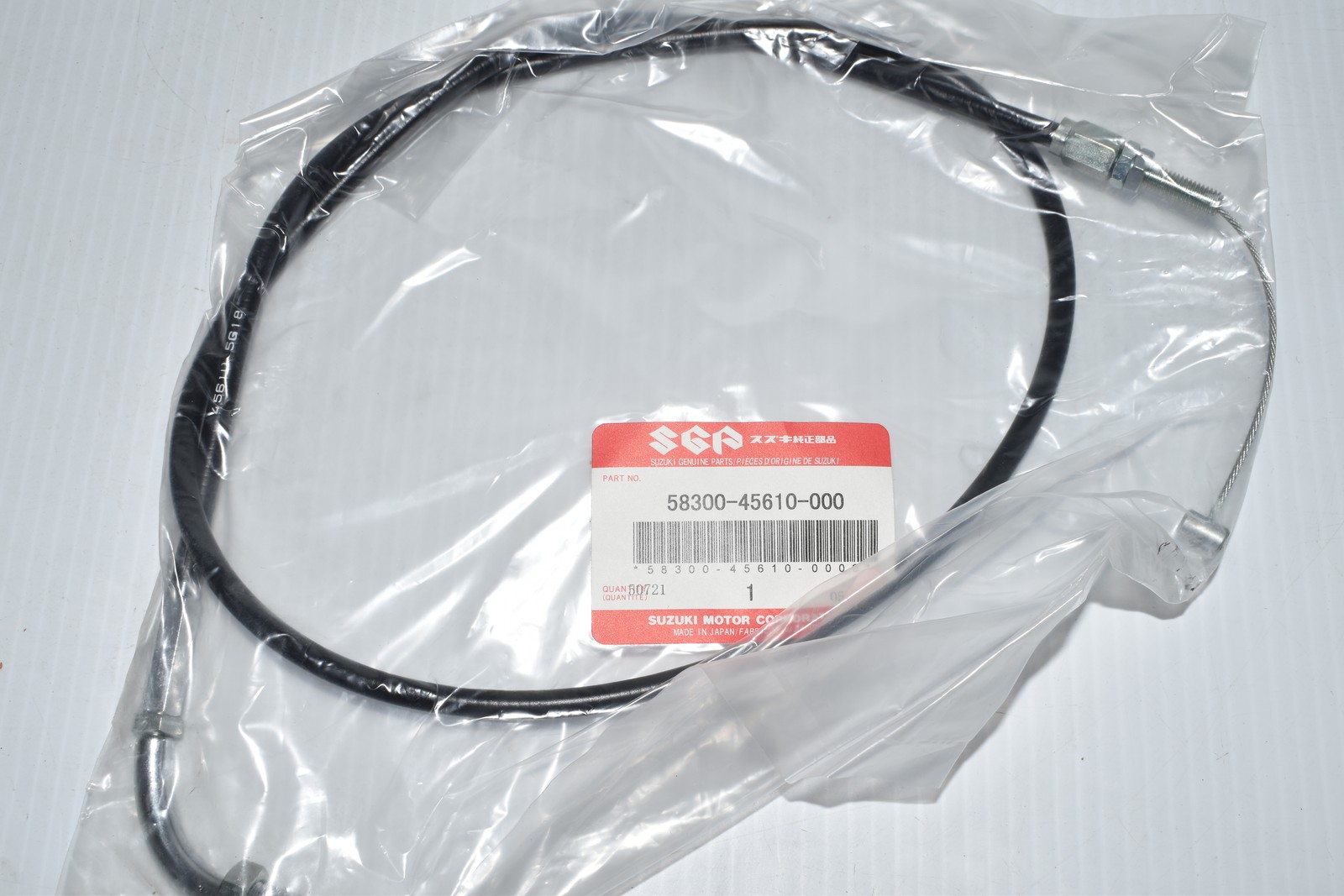 Suzuki 1977-1979 GS750 GS750E Clutch Cable 58200-45200-000 -NEW /OEM (FJM6)