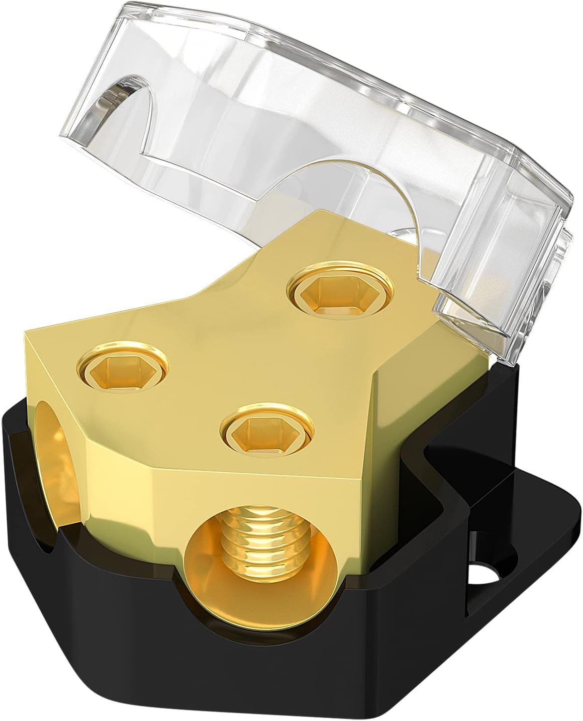 12V Power Distribution Block Car Audio 2 Way Ground Distribution Block 0/2/4 Gau