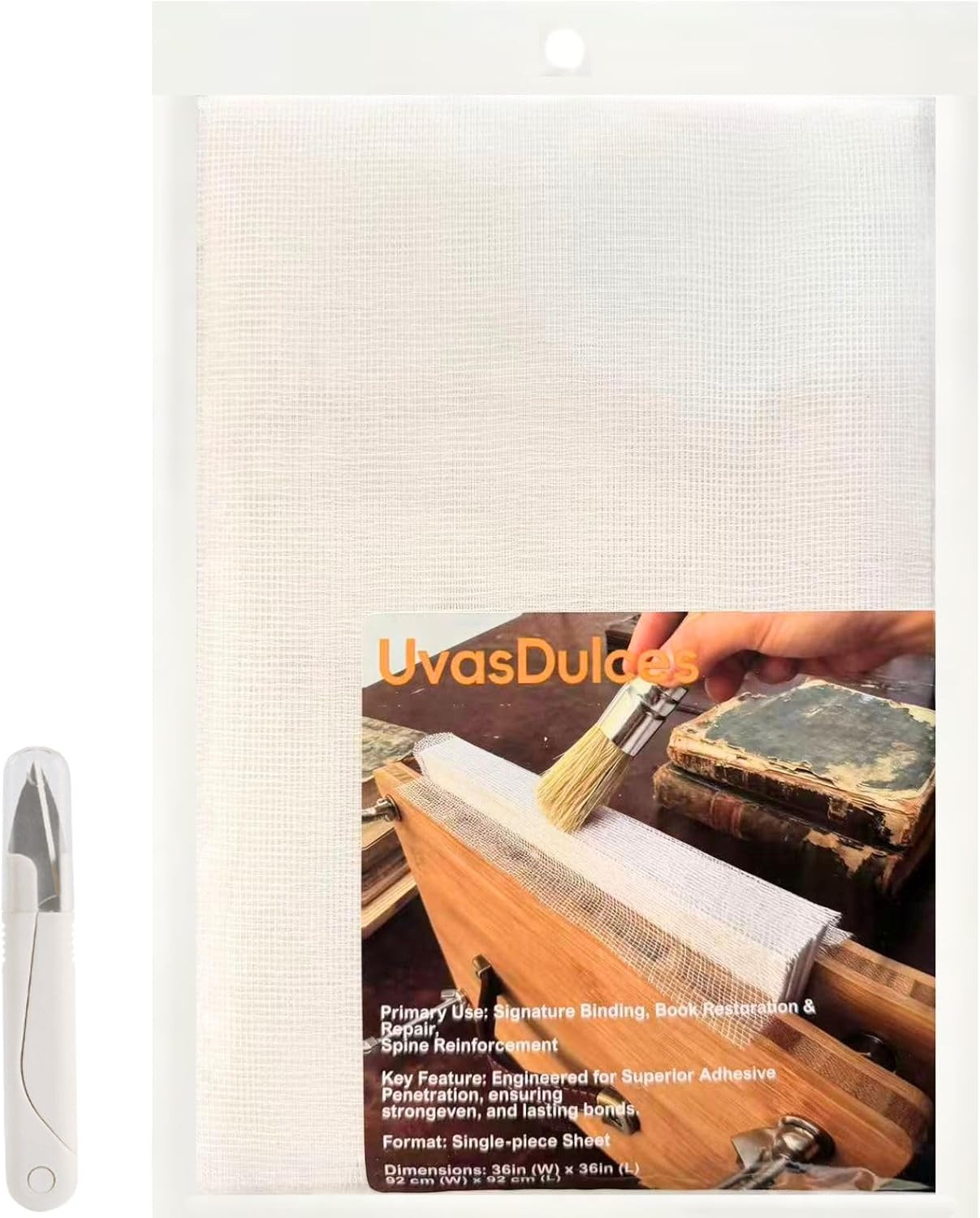 Book Binding Cloth - Professional Book Repair Material, Bookbinding Supplies for