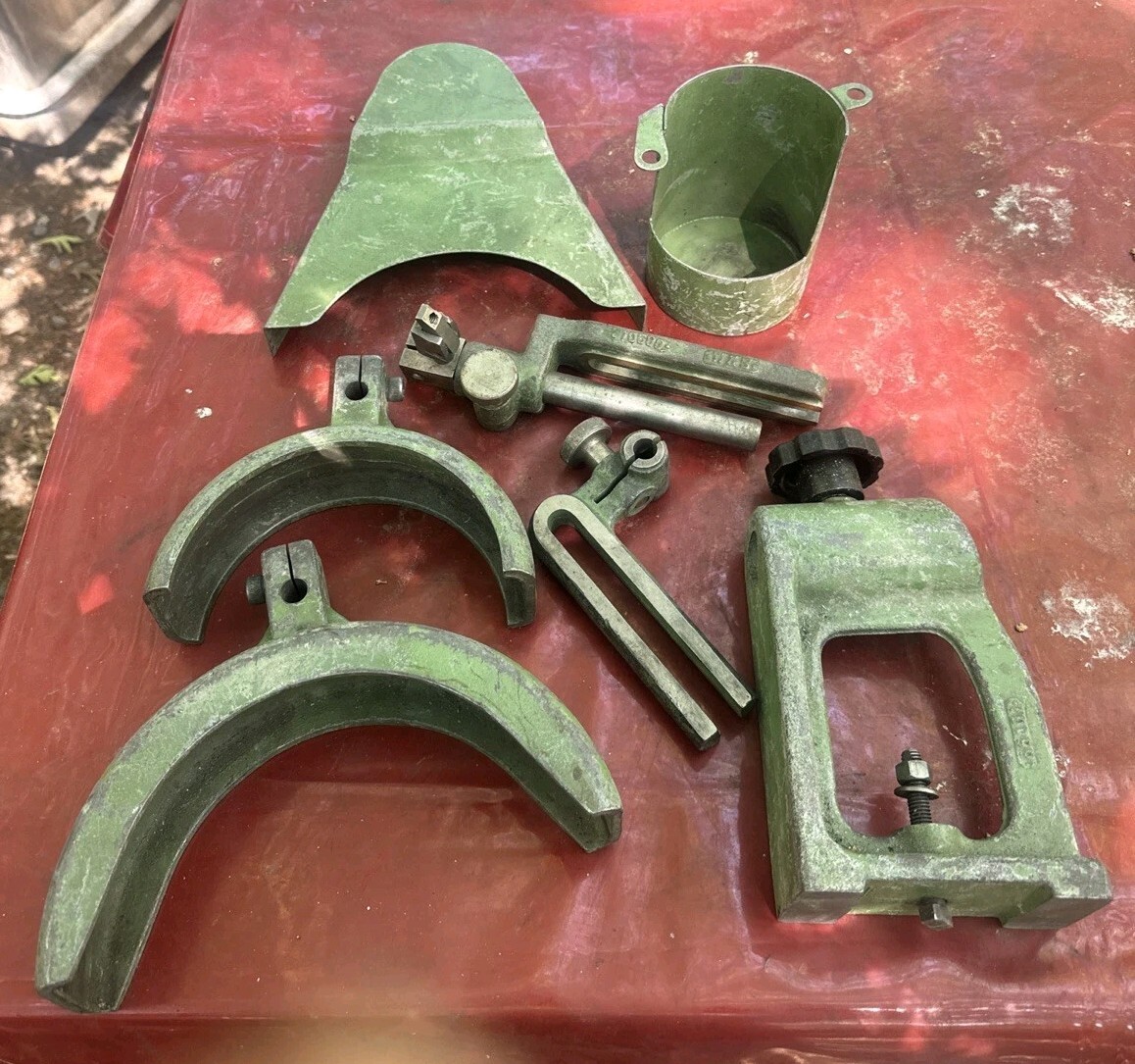 Tool Cutter Grinder Lot Guards Tailstock Support Finger W&S Norton Warner Swasey