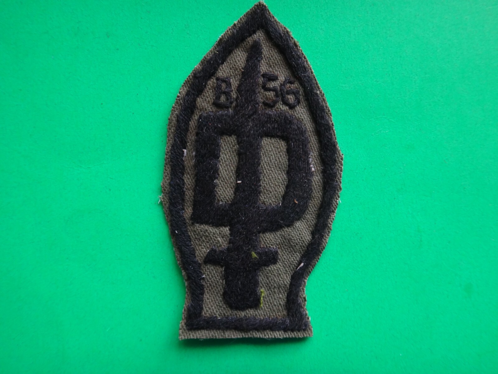 Hand Sewn Subdued Patch USSF Det. D SFOD B-56 Project SIGMA From Vietnam War Era