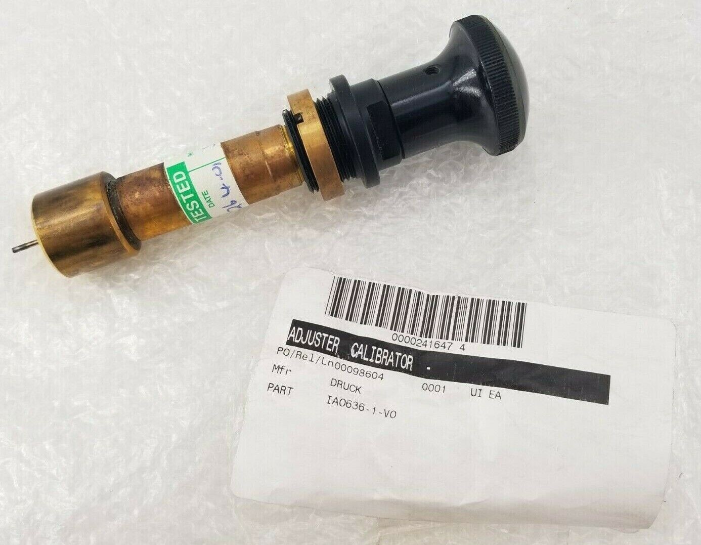 Druck, IA0636-1-V0 / IA-636-1-V0, Pressure Calibrator / Volume Adjuster