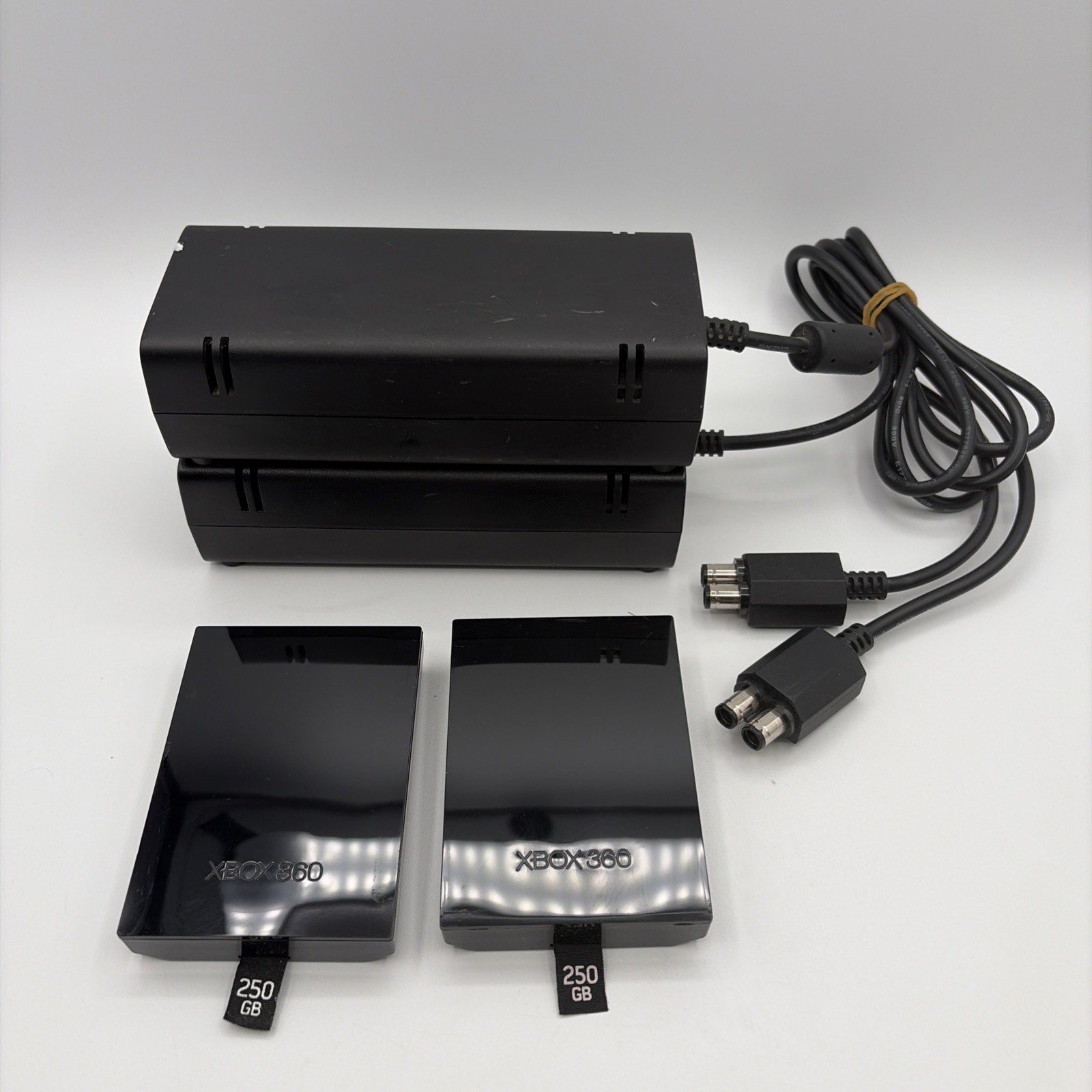 OEM Microsoft Xbox 360 S Slim 250GB HD  Hard Drives And Power Supplies