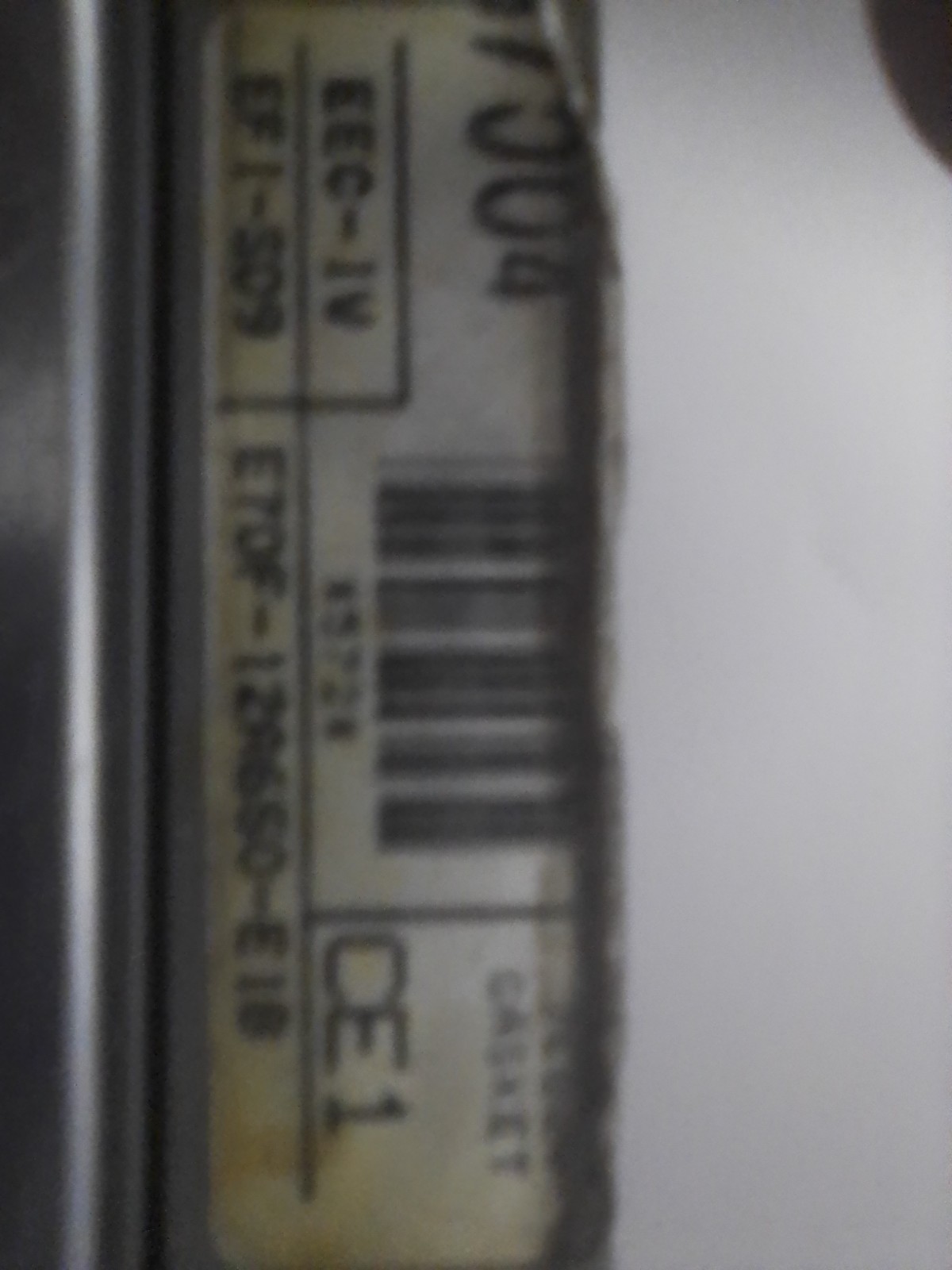 E7DF-12A650--e1b -ce1  ecm ecu computer 1987 Ford Taurus or Mercury Sable