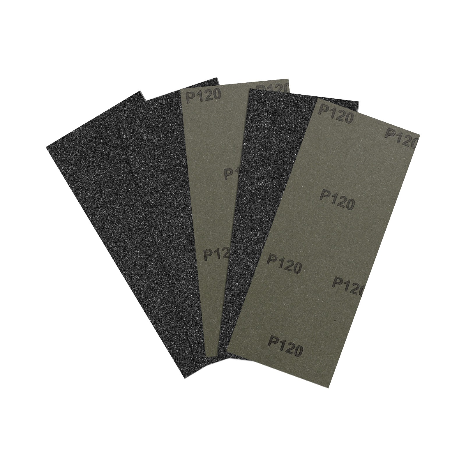 5pcs Sand Papers - [3.6 x 9 Inch x 120 Grits] Wet Dry Sandpaper Sheets