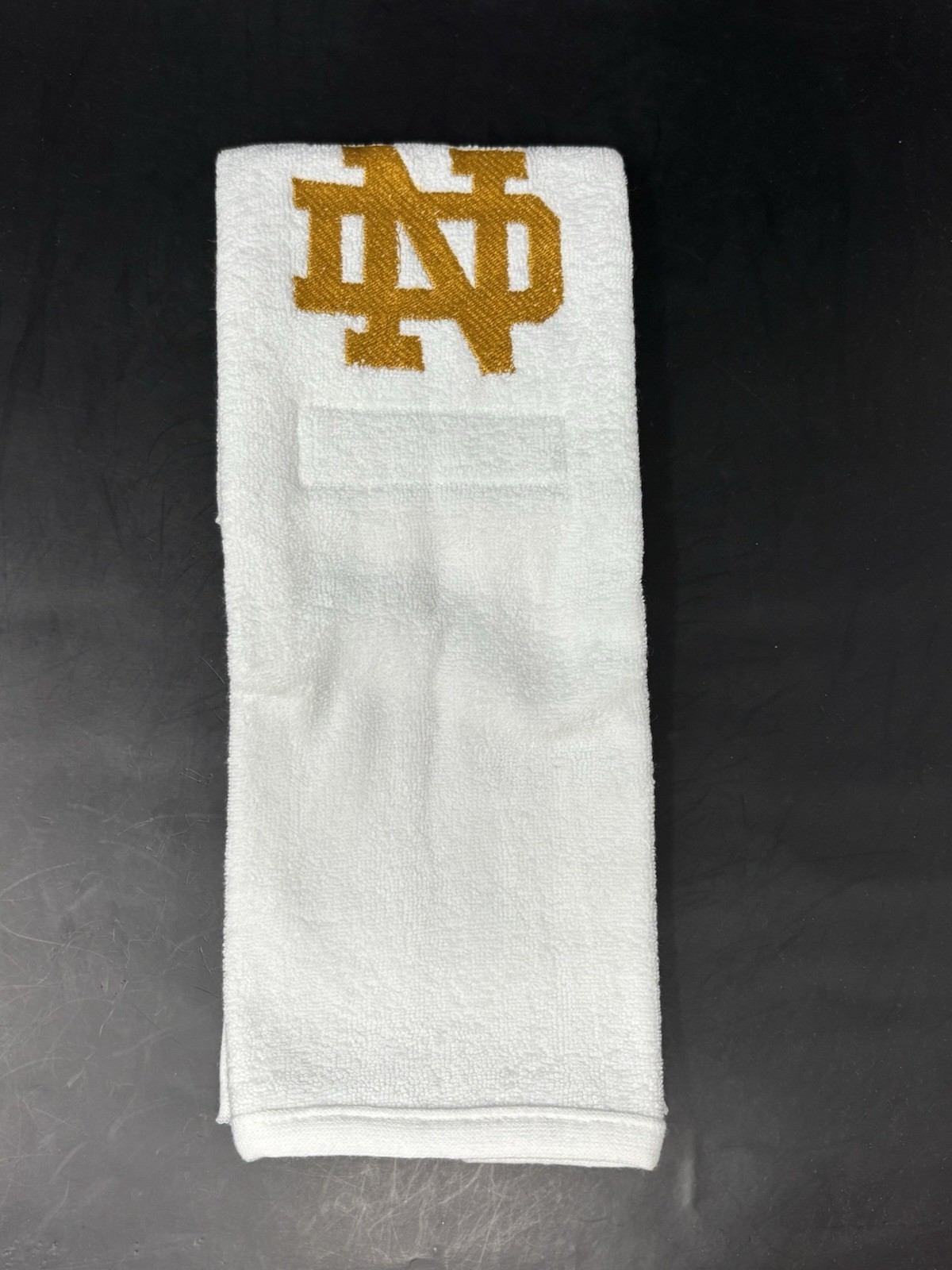 Notre Dame Fighting Irish College Football QB Game Towel White Cotton New