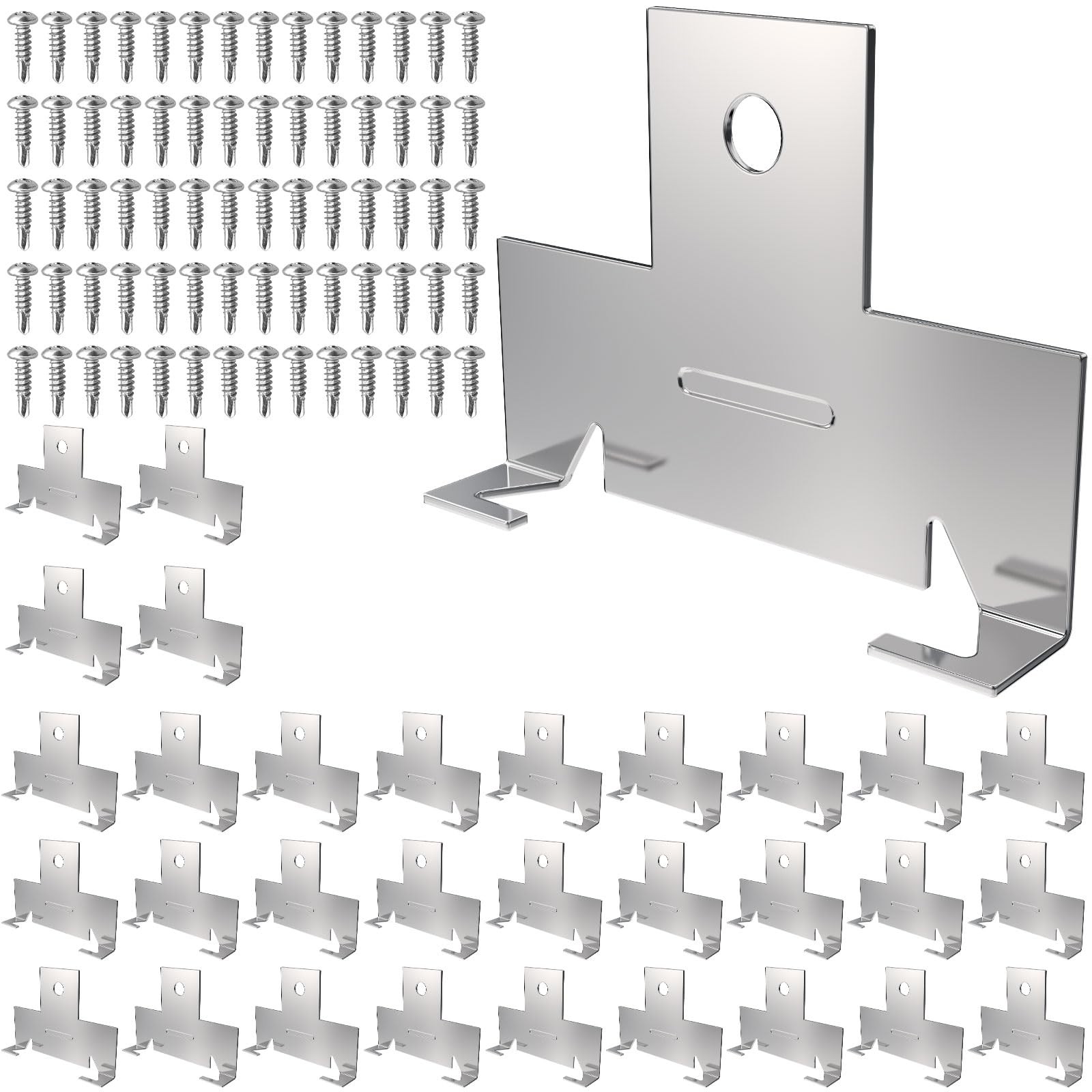 34 PCS Recessed Light Clip Kit for Retrofitting 34pcs, Zinc