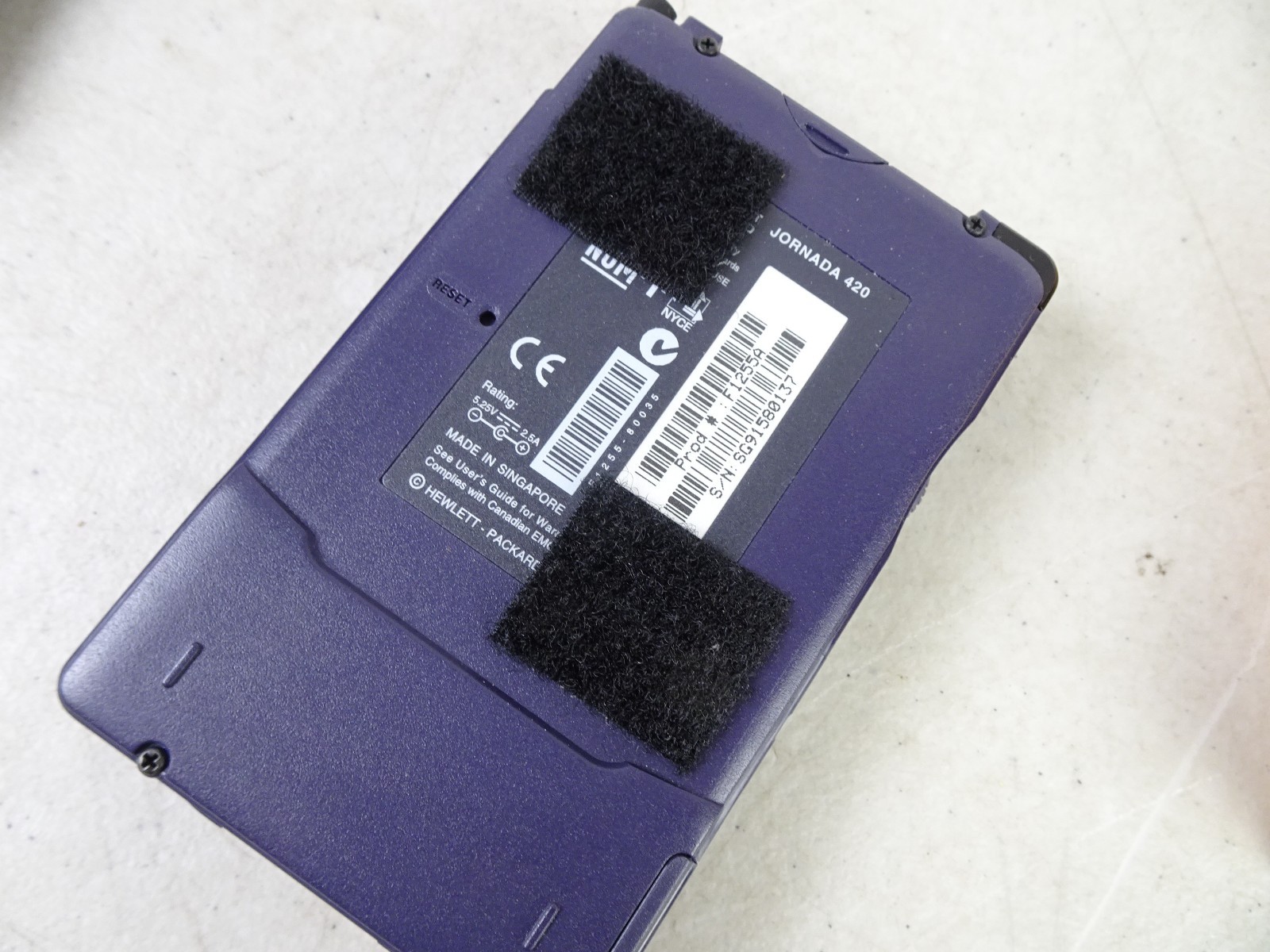 HP Hewlett Packard JORNADA 420 Palm Size Computer w/ New Docking Cradle