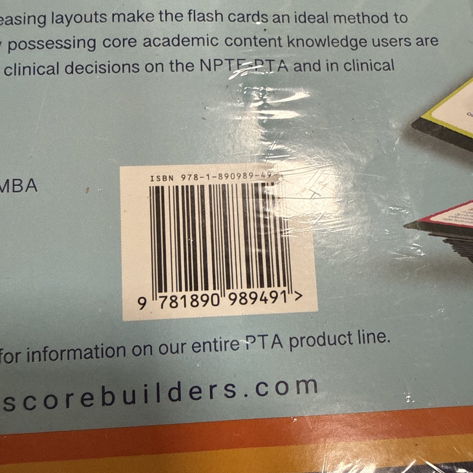 Scorebuilders PTA – Content Master Flash Cards-NEW-Sealed