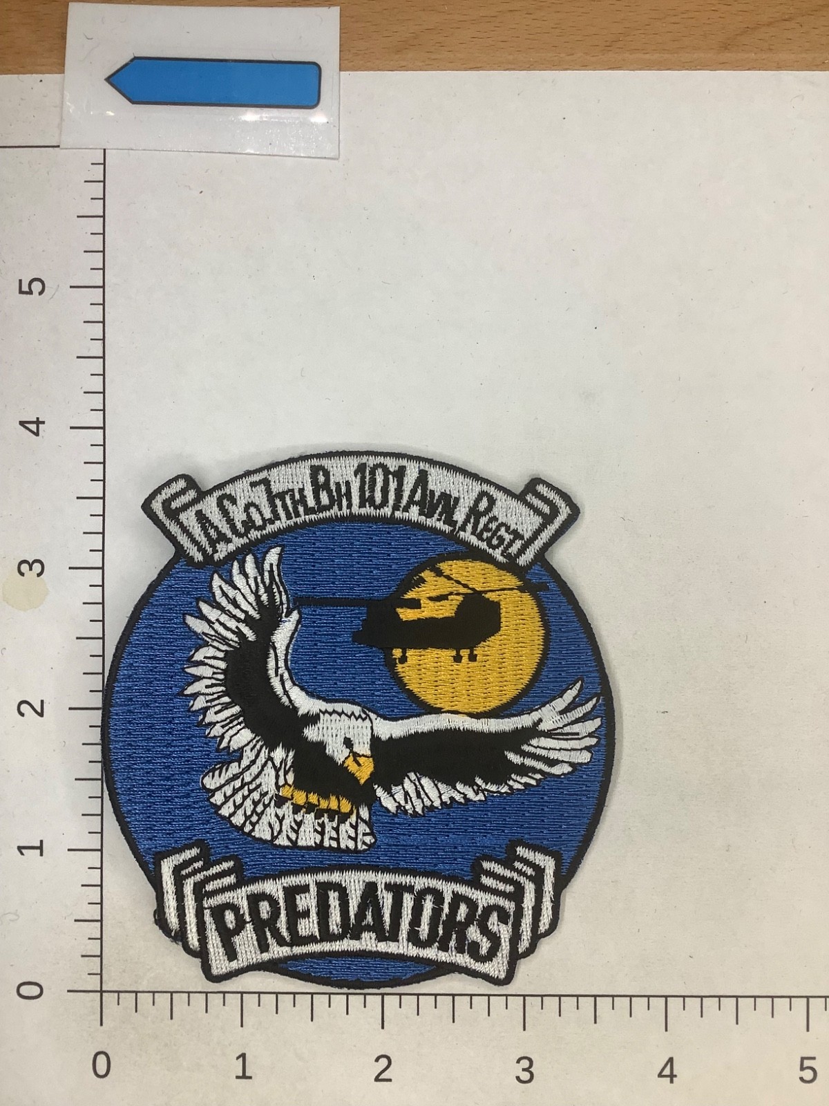 US ARMY PREDATORS A Co 7th BN 101 AVN REGT HELICOPTER SQD PATCH