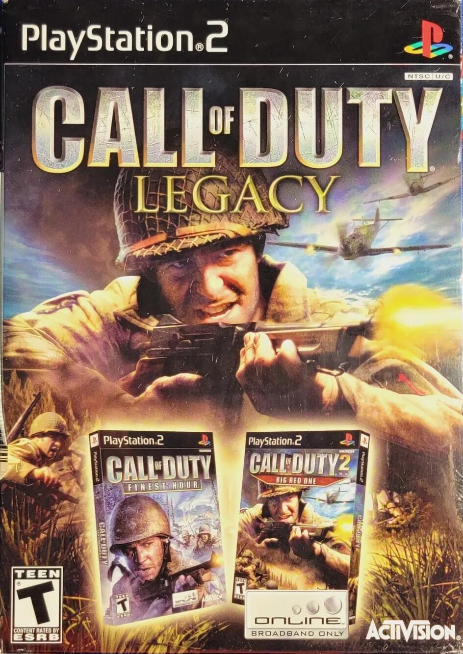 Call of Duty Legacy (Includes Finest Hour, Big Red One) - PlayStation 2