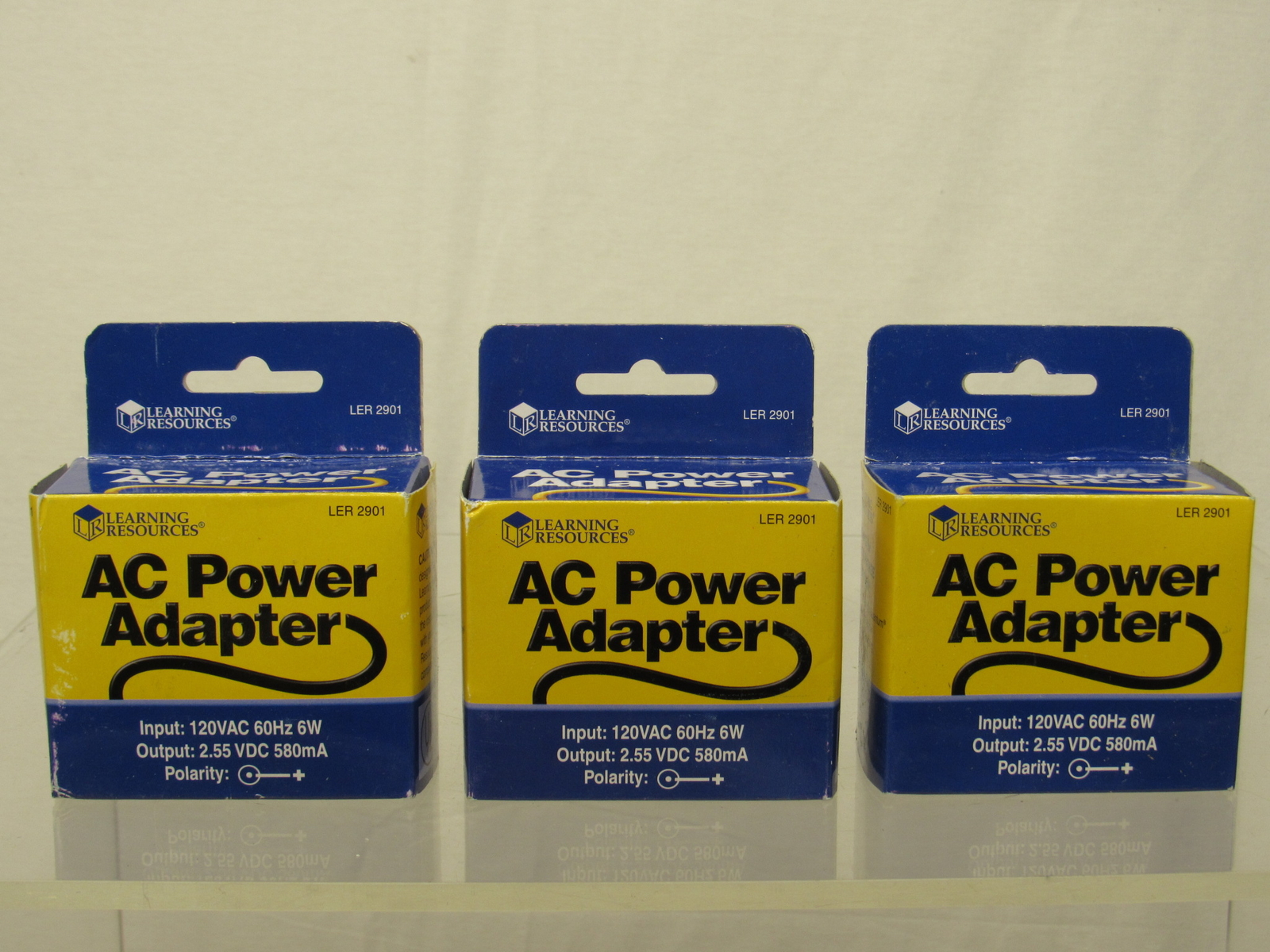 Learning Resources AC Adapter, Black, 3-Pack