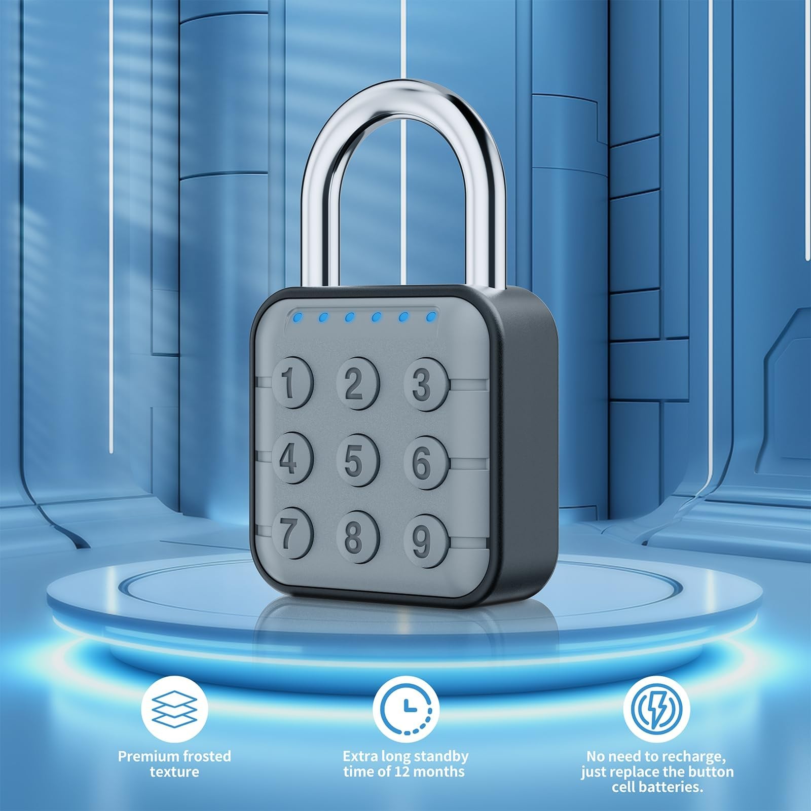 Combination Lock 2-Pack for Gym Locker, School, Travel - High Security
