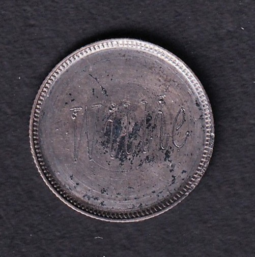 Canada 5 Cent .925 Silver Nickel "Willie" Handcrafted Love Token