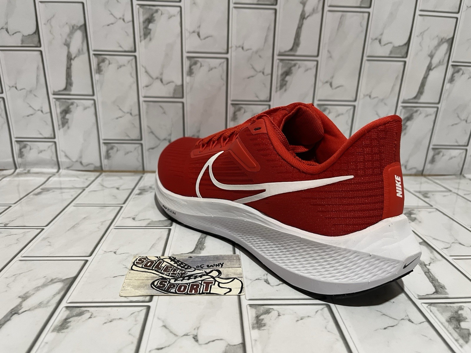 New Nike Air Zoom Pegasus 39 Red White Running Shoes Training Gym Womens 11