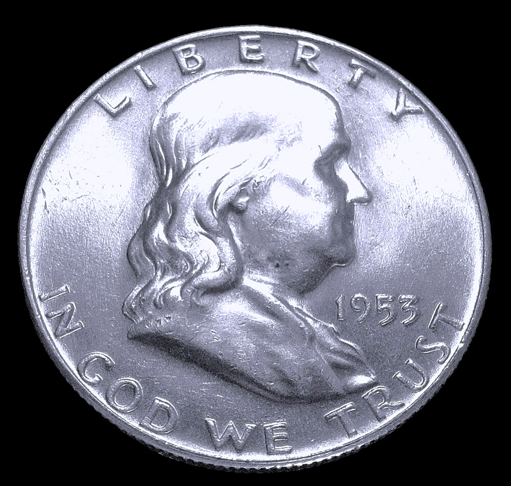 1953-D FRANKLIN SILVER HALF DOLLAR ***BRILLIANT UNCIRCULATED***